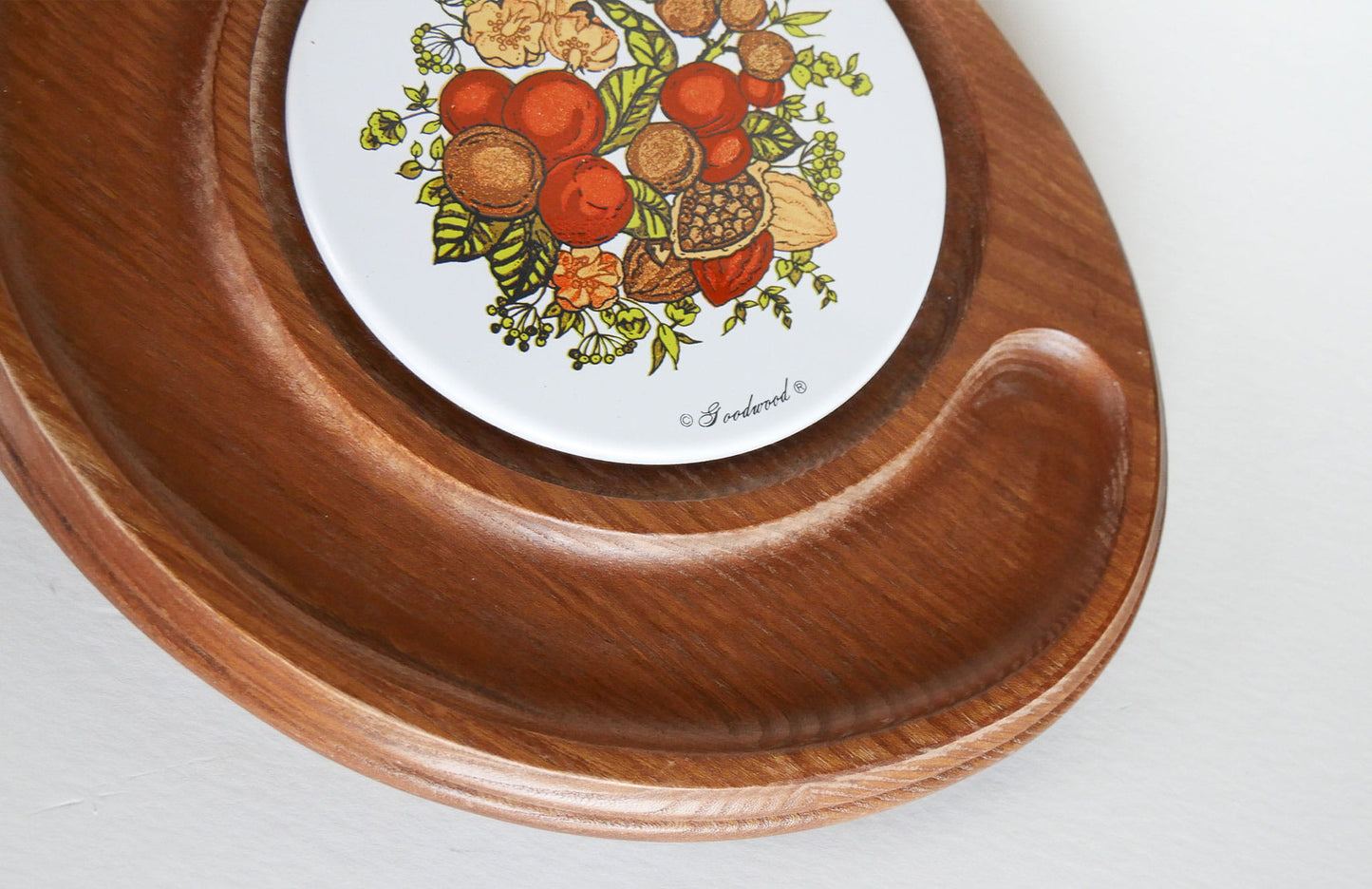Vintage Goodwood Cheese Tray, Spice of Life Pattern, Vintage Charcuterie Board, Retro Cheese Board, Vintage Home Decor