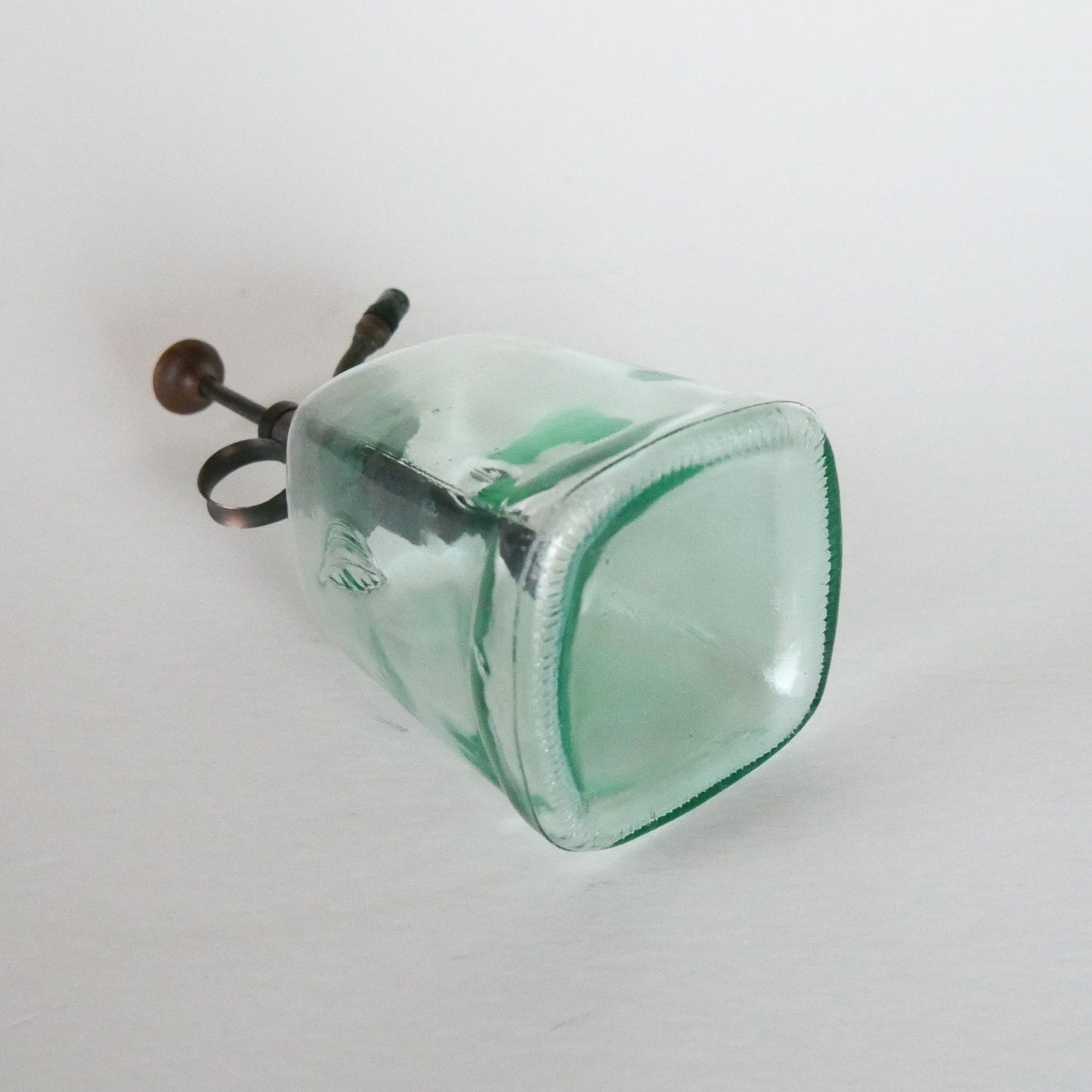 Vintage Green Glass Plant Mister, Apothecary Plant Sprayer, Vintage Plant Mister, Vintage Green Glass Sprayer, Vintage Home Decor