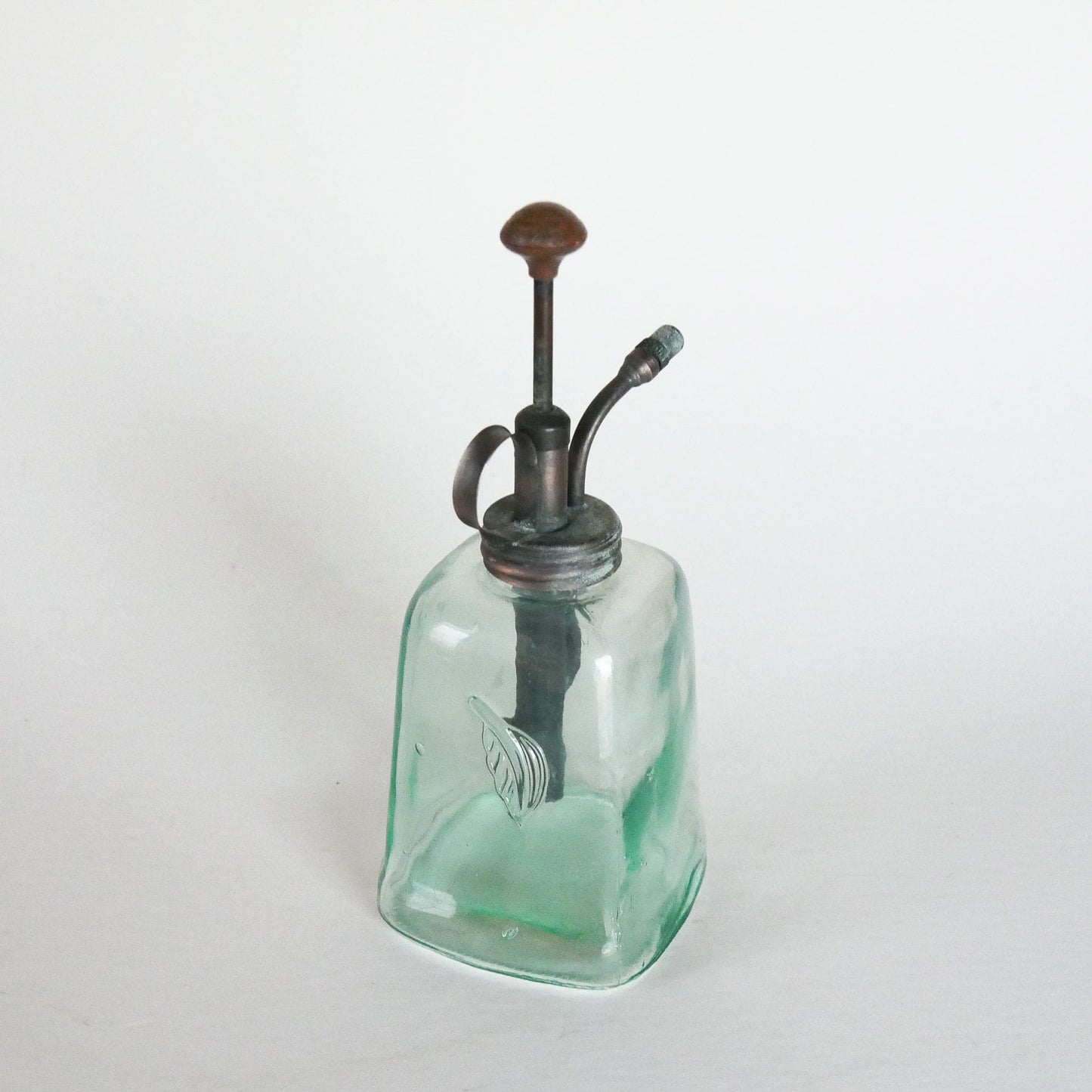 Vintage Green Glass Plant Mister, Apothecary Plant Sprayer, Vintage Plant Mister, Vintage Green Glass Sprayer, Vintage Home Decor