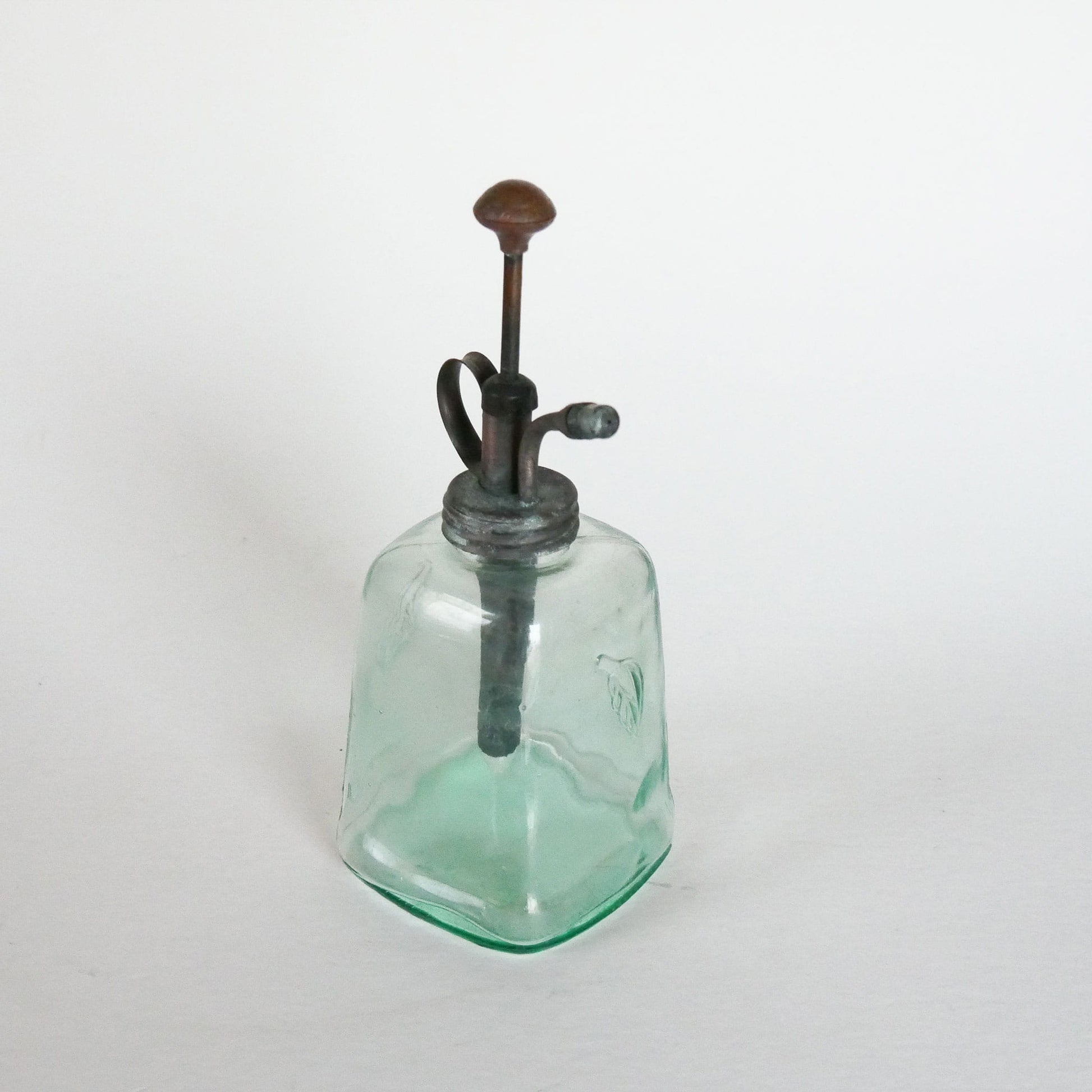 Vintage Green Glass Plant Mister, Apothecary Plant Sprayer, Vintage Plant Mister, Vintage Green Glass Sprayer, Vintage Home Decor