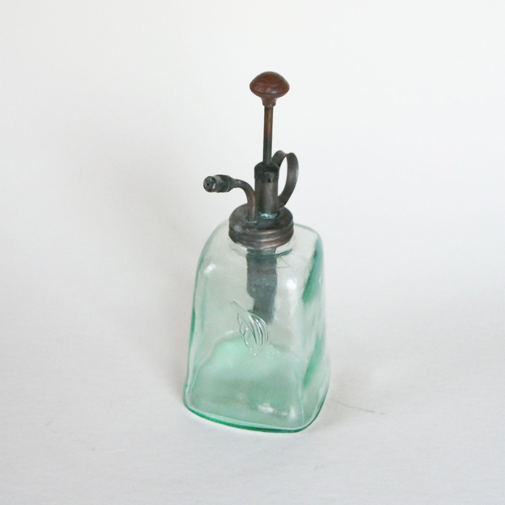 Vintage Green Glass Plant Mister, Apothecary Plant Sprayer, Vintage Plant Mister, Vintage Green Glass Sprayer, Vintage Home Decor