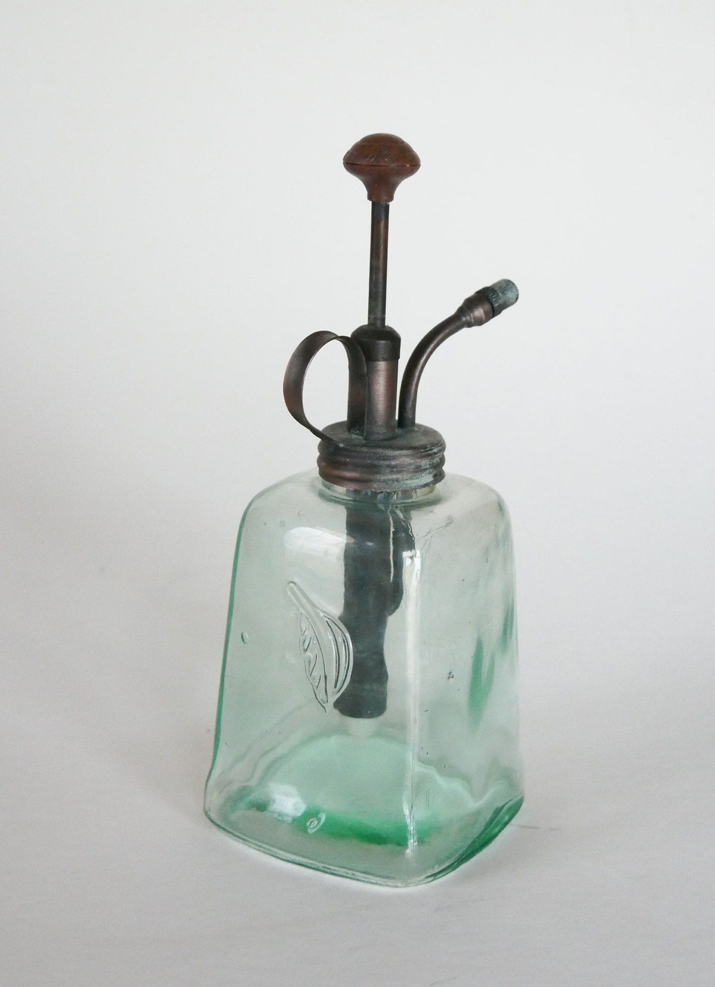 Vintage Green Glass Plant Mister, Apothecary Plant Sprayer, Vintage Plant Mister, Vintage Green Glass Sprayer, Vintage Home Decor