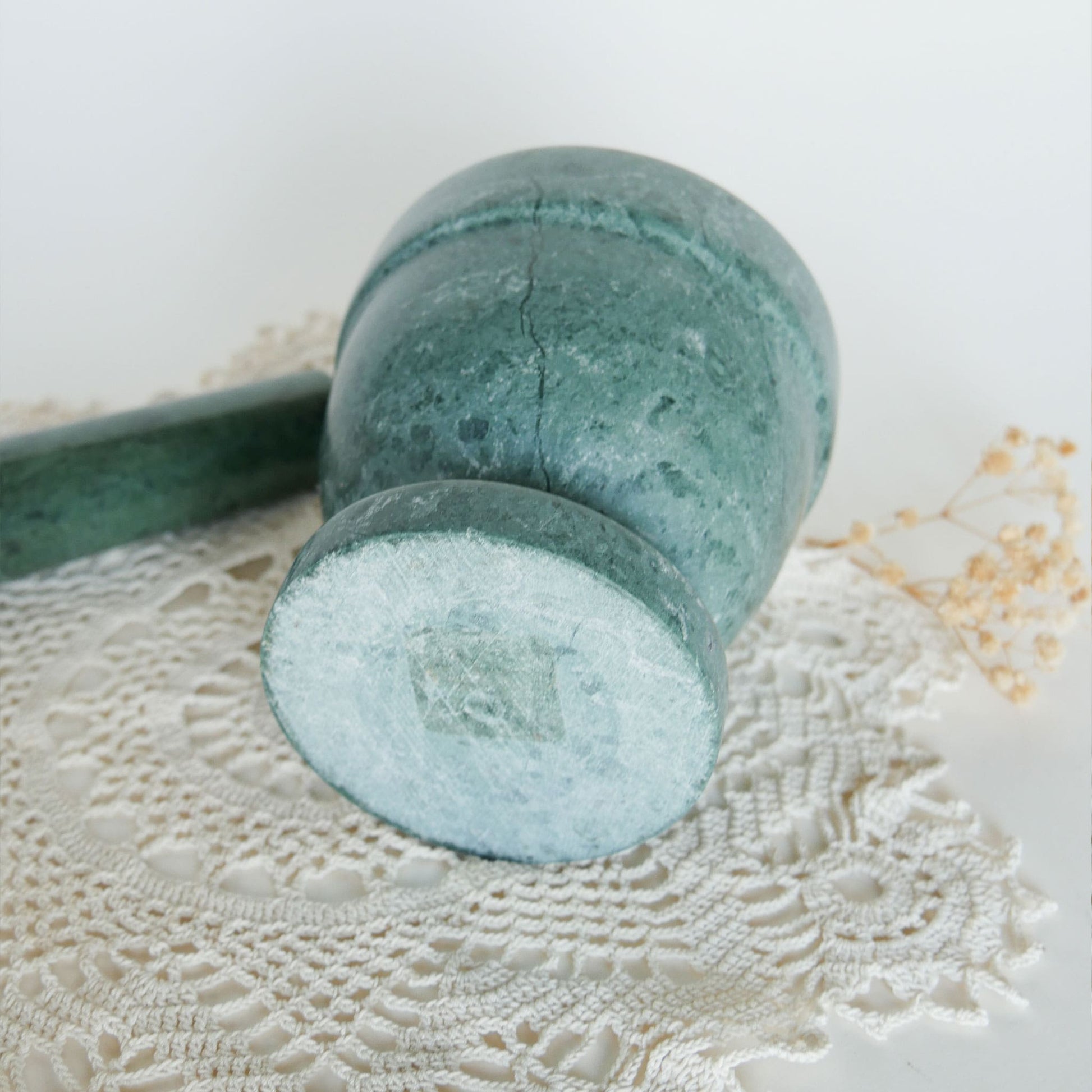 Vintage Green Marble Mortar and Pestle, Vintage Mortar and Pestle Vintage Marble Mortar and Pestle, Green Marble Mortar and Pestle