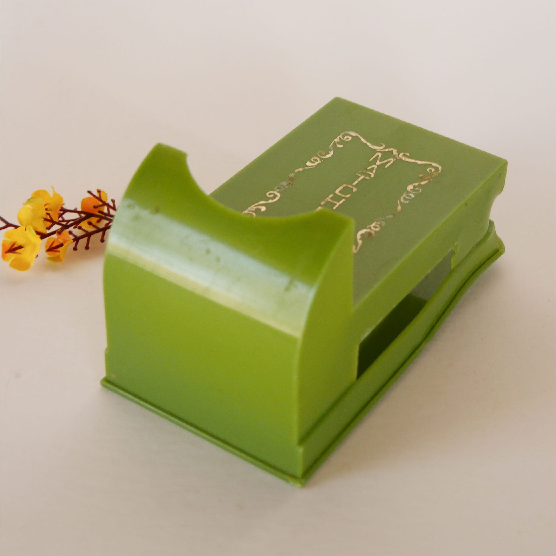 Vintage Green Plastic Wall Mounted Matchbox Holder, Retro Matchbox Holder, Vintage Green Matchbox Holder, Wall Mounted Matchbox Holder, Retro Green Kitchen DEcor, Retro Green Kitchen Wall Decor, Vintage Green Kitchen DEcor