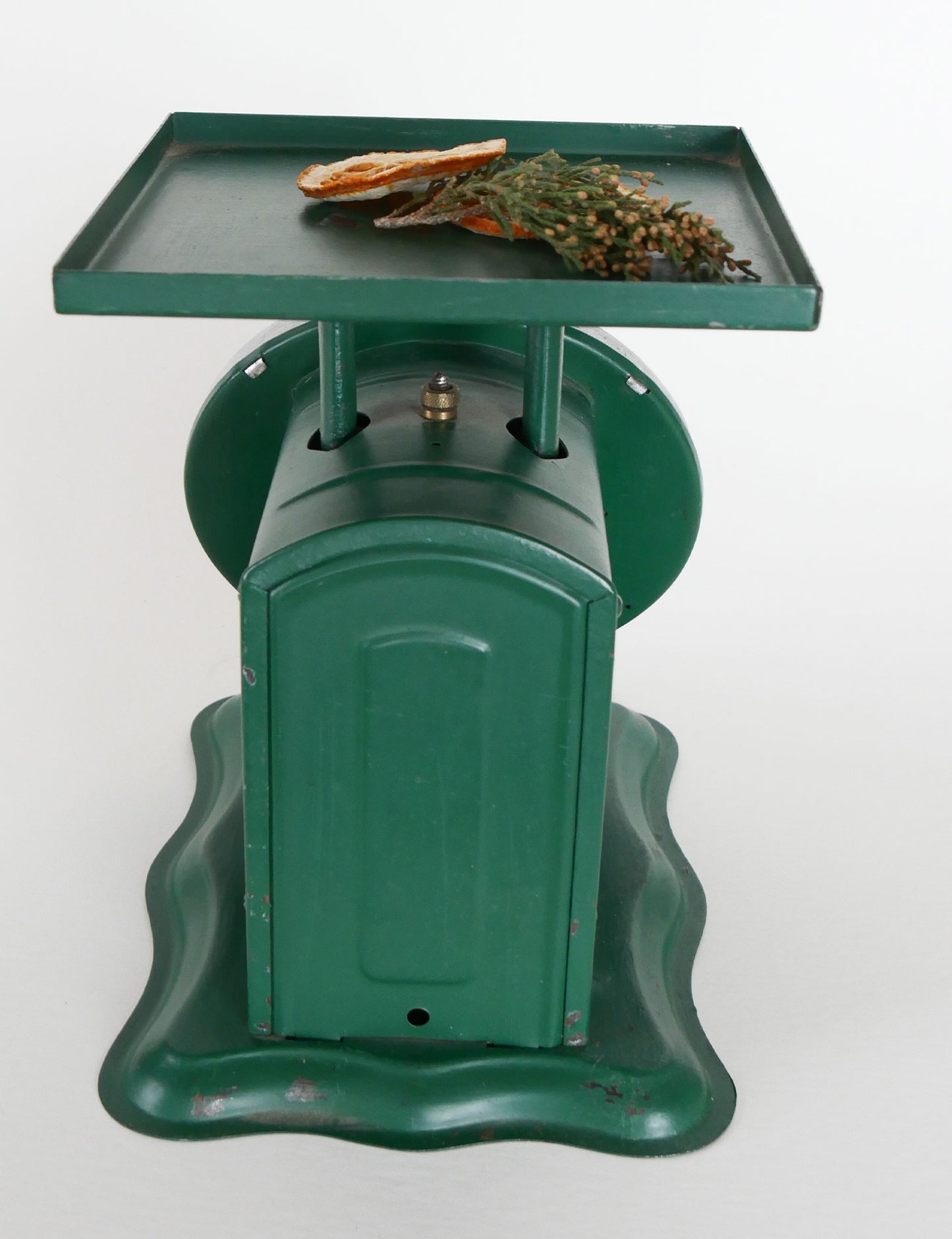 Vintage Green Prudential Family Scale, Antique Kitchen Scale, Vintage Kitchen DEcor, Antique Kitchen Decor, Primitive Kitchen Scale