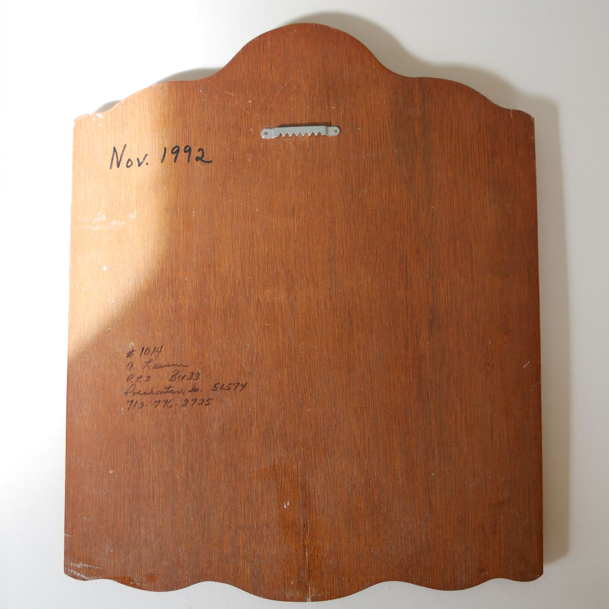 Vintage Hand Painted Perpetual Wood Calendar, Vintage Wood Calendar, Vintage Hand Painted Wood Calendar