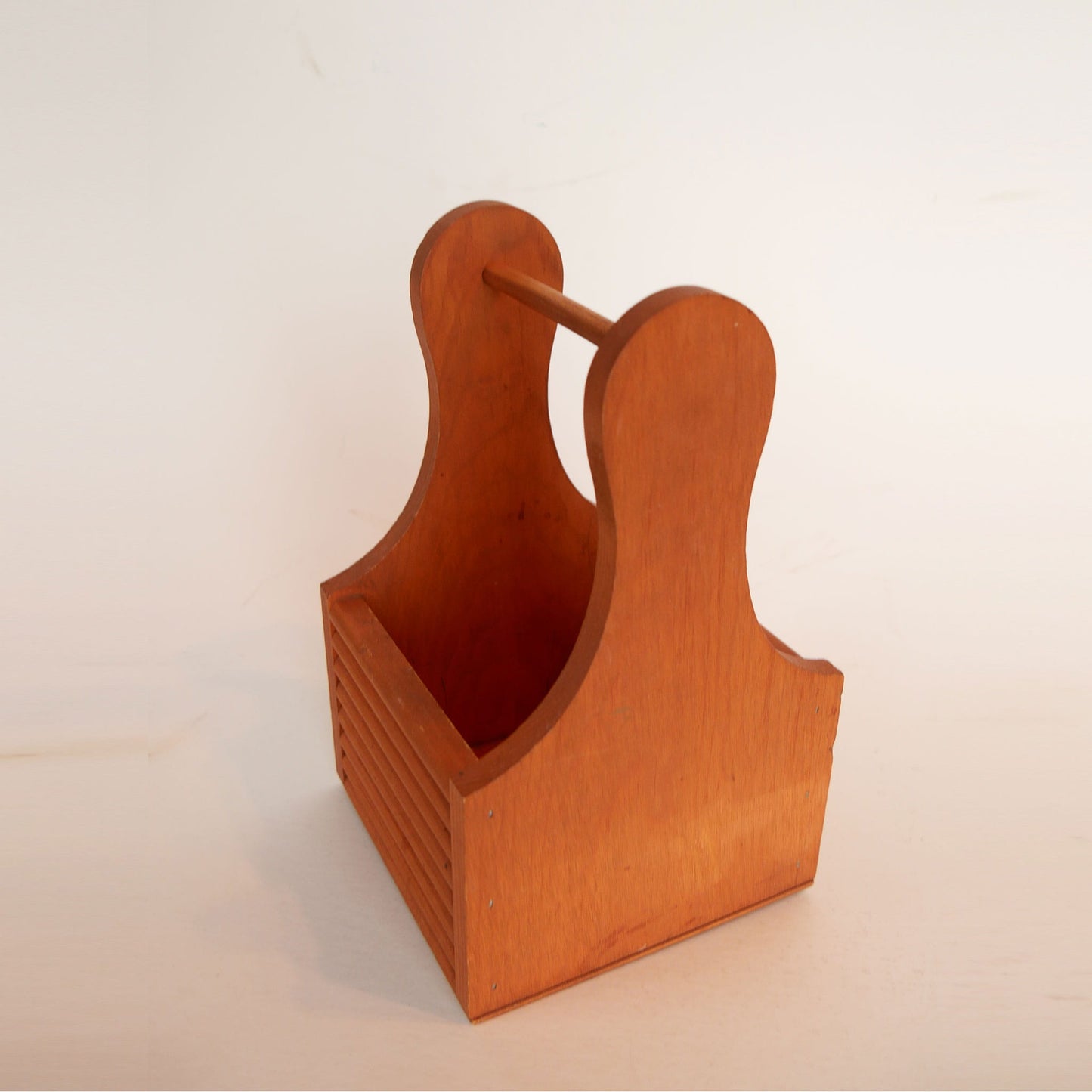 Vintage Wood Handled Napkin Holder, Wood Napkin Holder, VIntage Wood Napkin Holder, Country Kitchen Decor, Farmhouse Kitchen Decor, Vintage Farmhouse