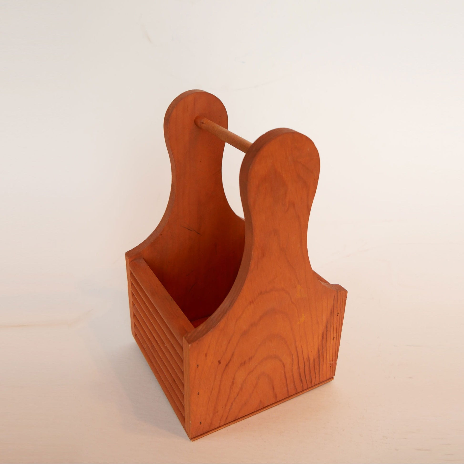 Vintage Wood Handled Napkin Holder, Wood Napkin Holder, VIntage Wood Napkin Holder, Country Kitchen Decor, Farmhouse Kitchen Decor, Vintage Farmhouse