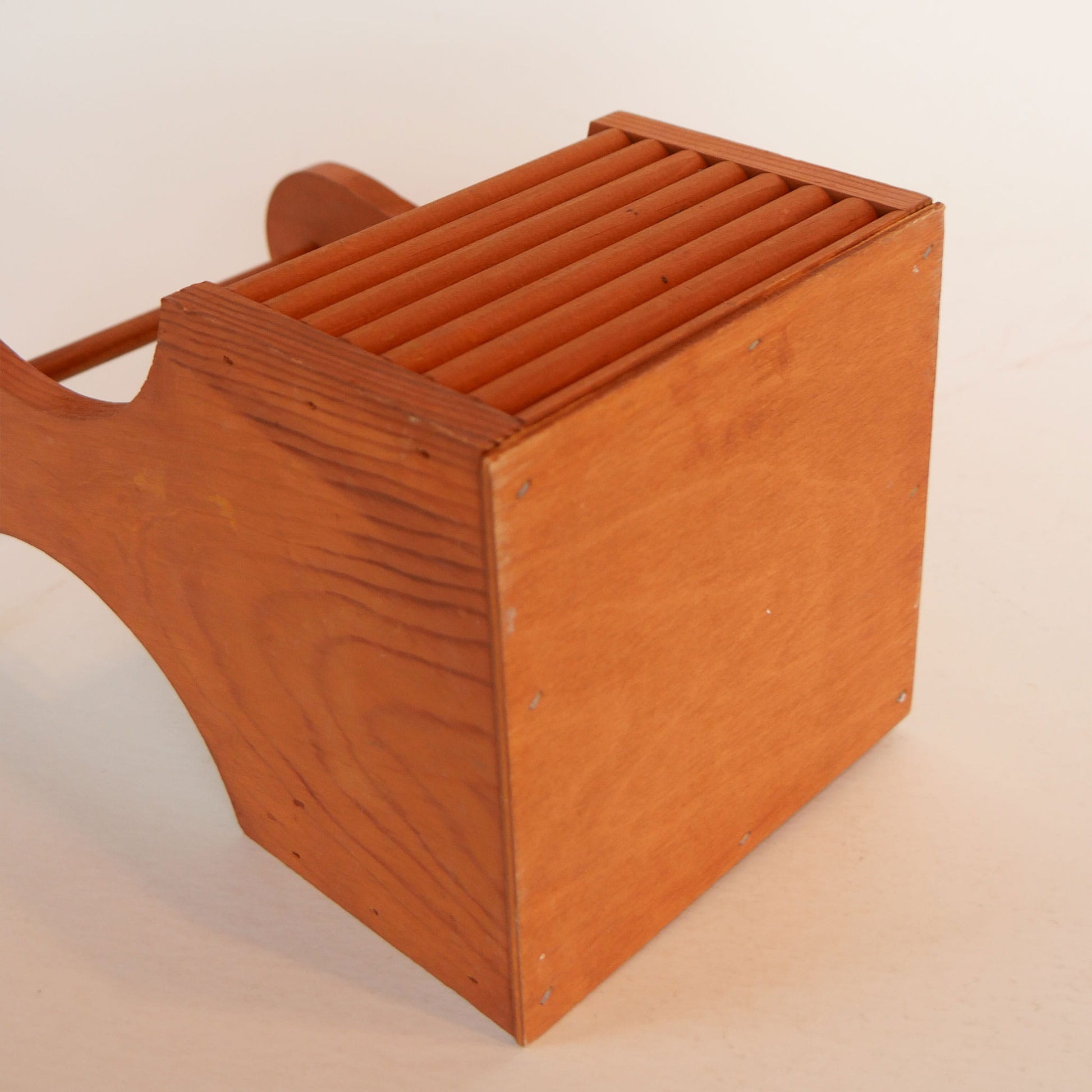 Vintage Wood Handled Napkin Holder, Wood Napkin Holder, VIntage Wood Napkin Holder, Country Kitchen Decor, Farmhouse Kitchen Decor, Vintage Farmhouse