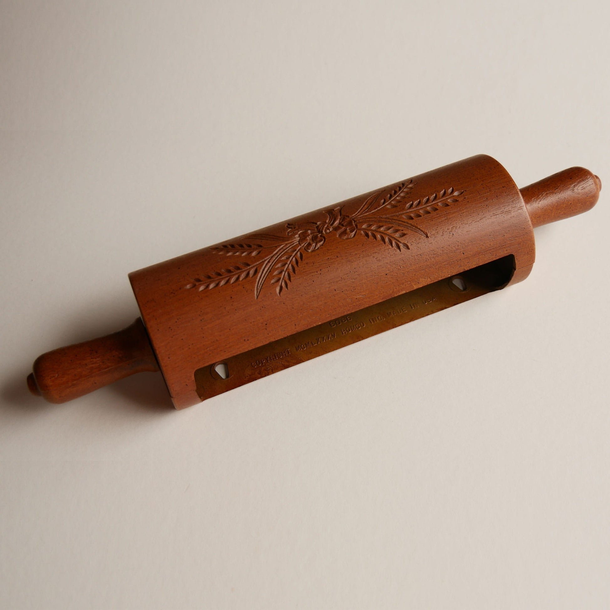 Vintage Homco Rolling Pin Recipe Holder, Faux Wood Wall Pocket, Vintage homco Wall Pocket, Vintage Recipe Holder, Vintage Kitchen DEcor, Vintage Homco Kitchen Wall Decor, Vintage Recipe Wall Pocket