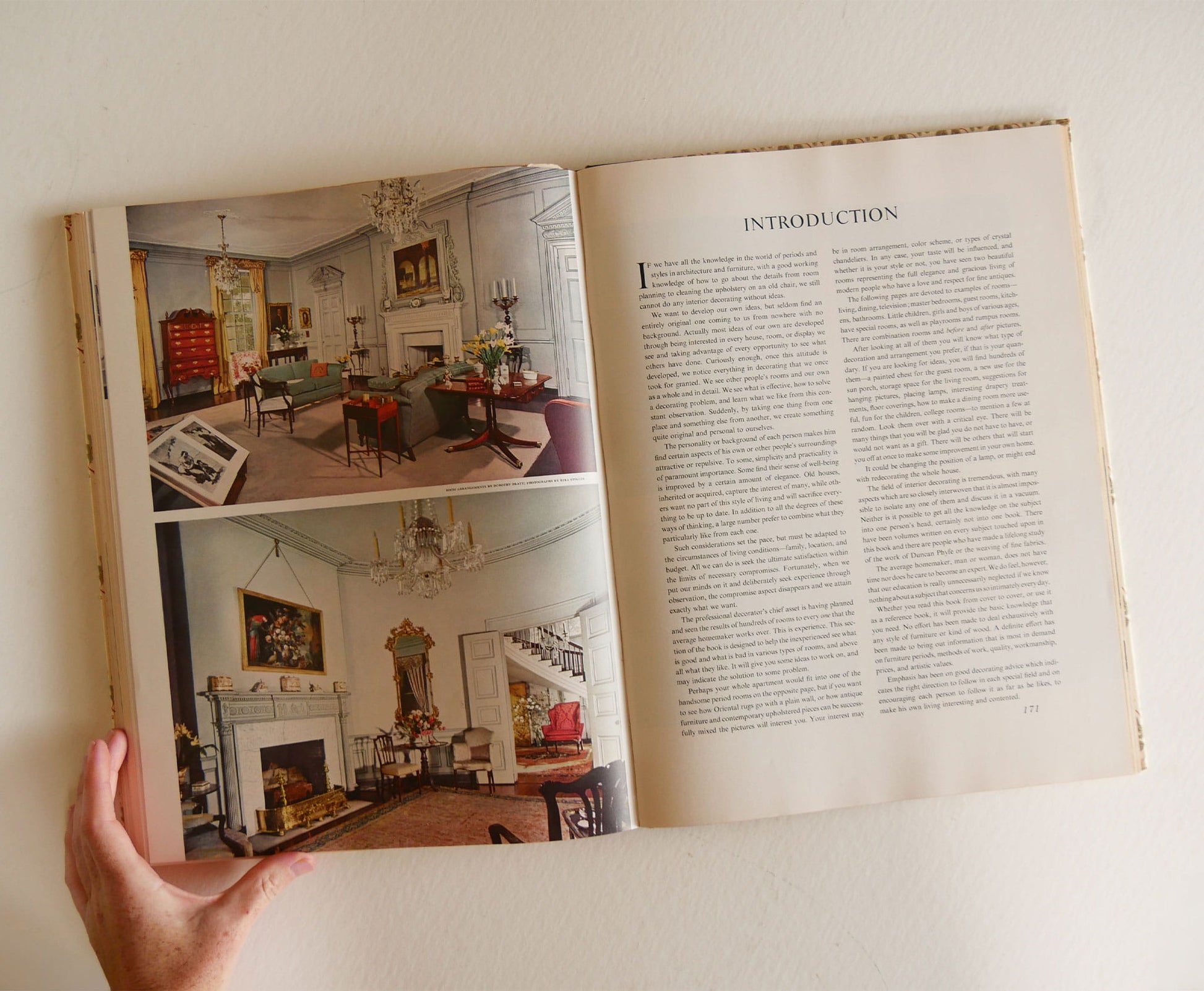 1954 Ladies' Home Journal Book of Interior Decoration by Elizabeth T. Halsey, Vintage Interior Design Books, Interior Design Coffee Table Book, Vintage Coffee Table Book, Vintage MCM Decorating Book