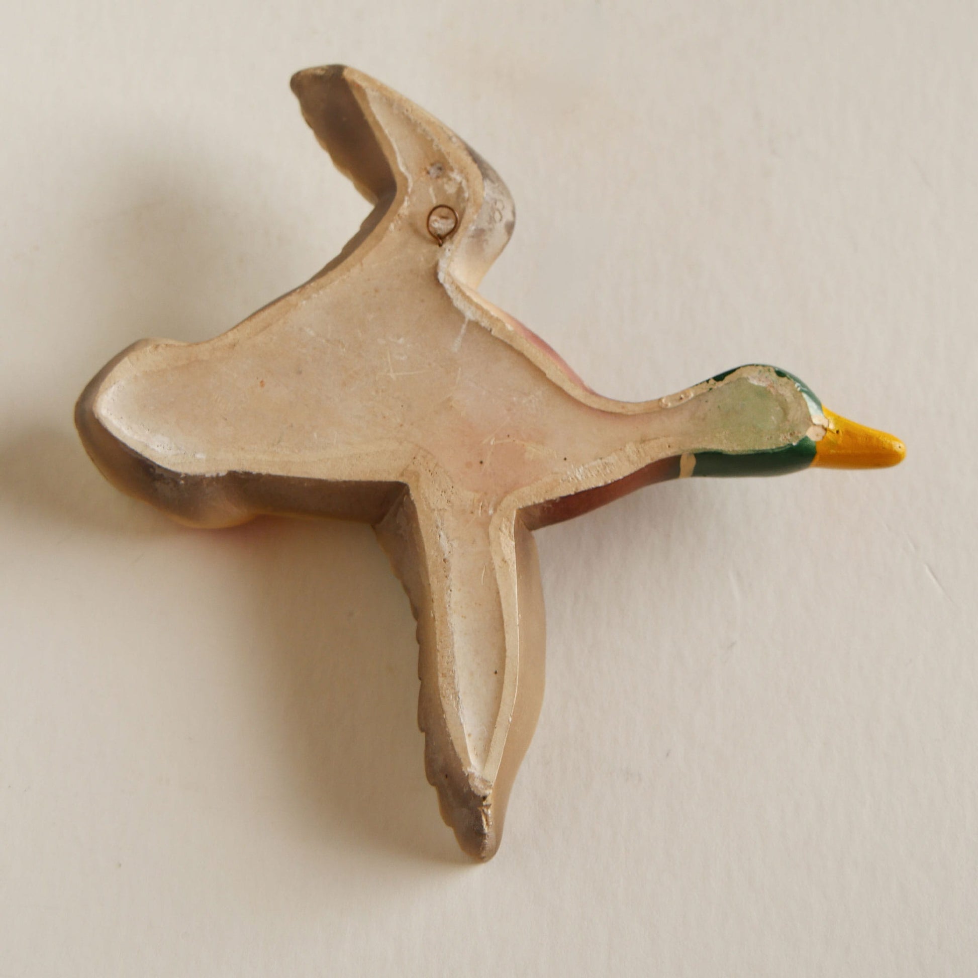Vintage Mallard Duck Chalkware Plaque, Vintage Duck Decor, Vintage Duck Wall Decor, Vintage Duck Plaque, Vintage Woodlands Decor, Woodland Duck Decor