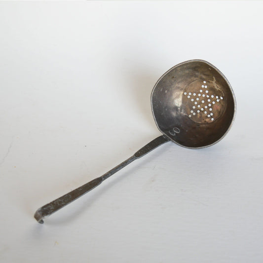 Metal Ladle with Star Design, Country Kitchen Decor, Vintage Kitchen Decor, Vintage Country Kitchen Decor, Vintage Metal Ladle, Vintage Ladle Star Design