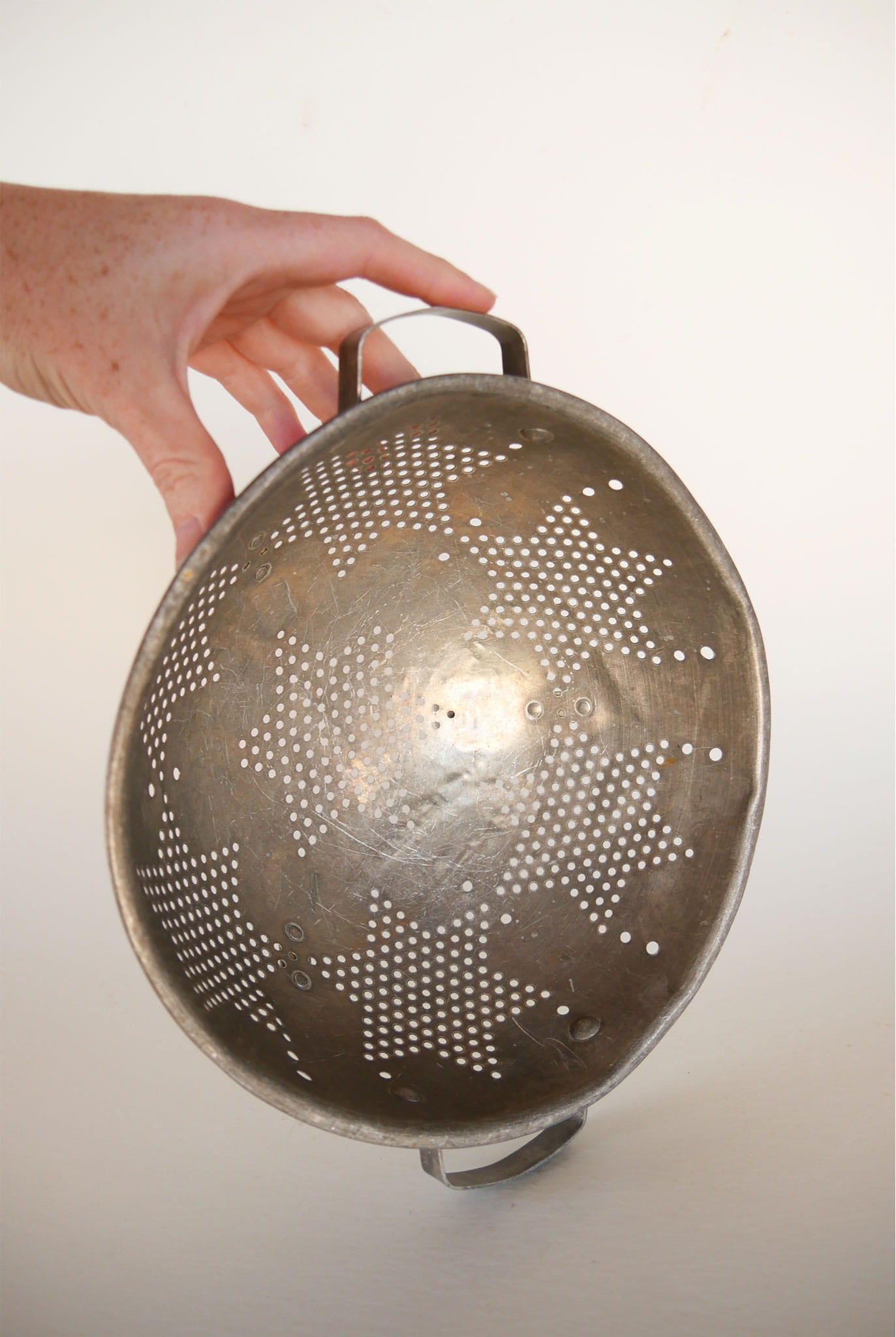 Vintage Metal Star Shaped Colander, Vintage Metal Colander, Vintage Kitchen Decor, Vintage Farmhouse Kitchen, Farmhose Kitchen Utensils, Vintage Kitchen Wall Decor, Vintage Colander