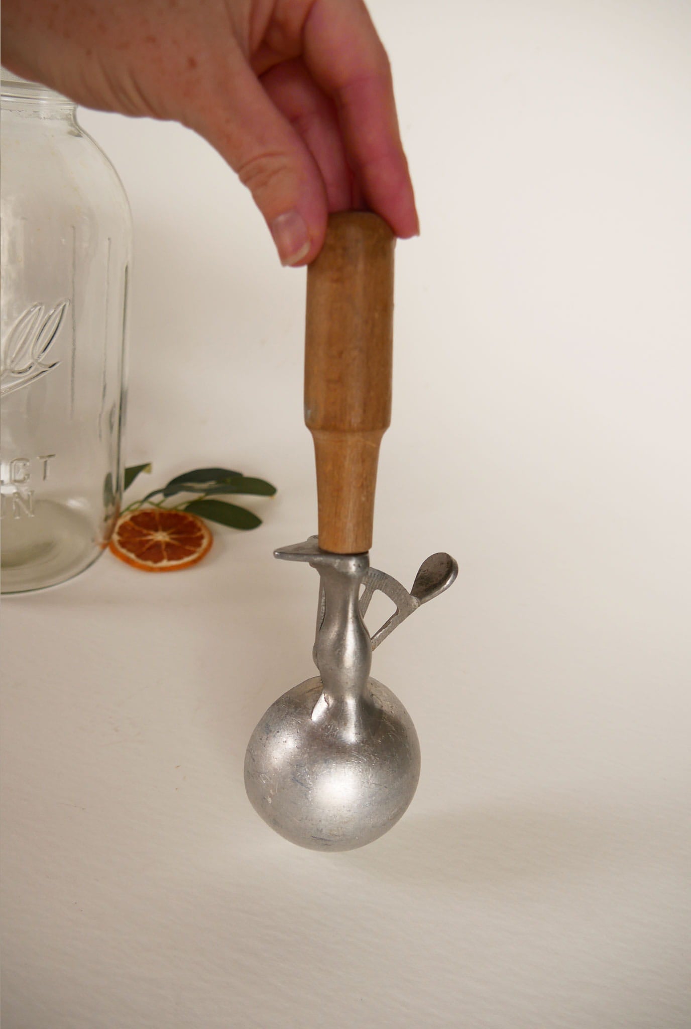 Antique Ice Cream Scoop, Vintage Ice Cream SCoop, Indesctructo #4 Ice Cream Scoop, 1920s Ice Cream SChool, MEtal and Wood Handle Ice Cream Scoop, Vintage Kitchen Tools, Vintage Kitchen Utensils, Antique Kitchen Tools, Antique Kitchen Utensils, Primitive Kitchen Tools