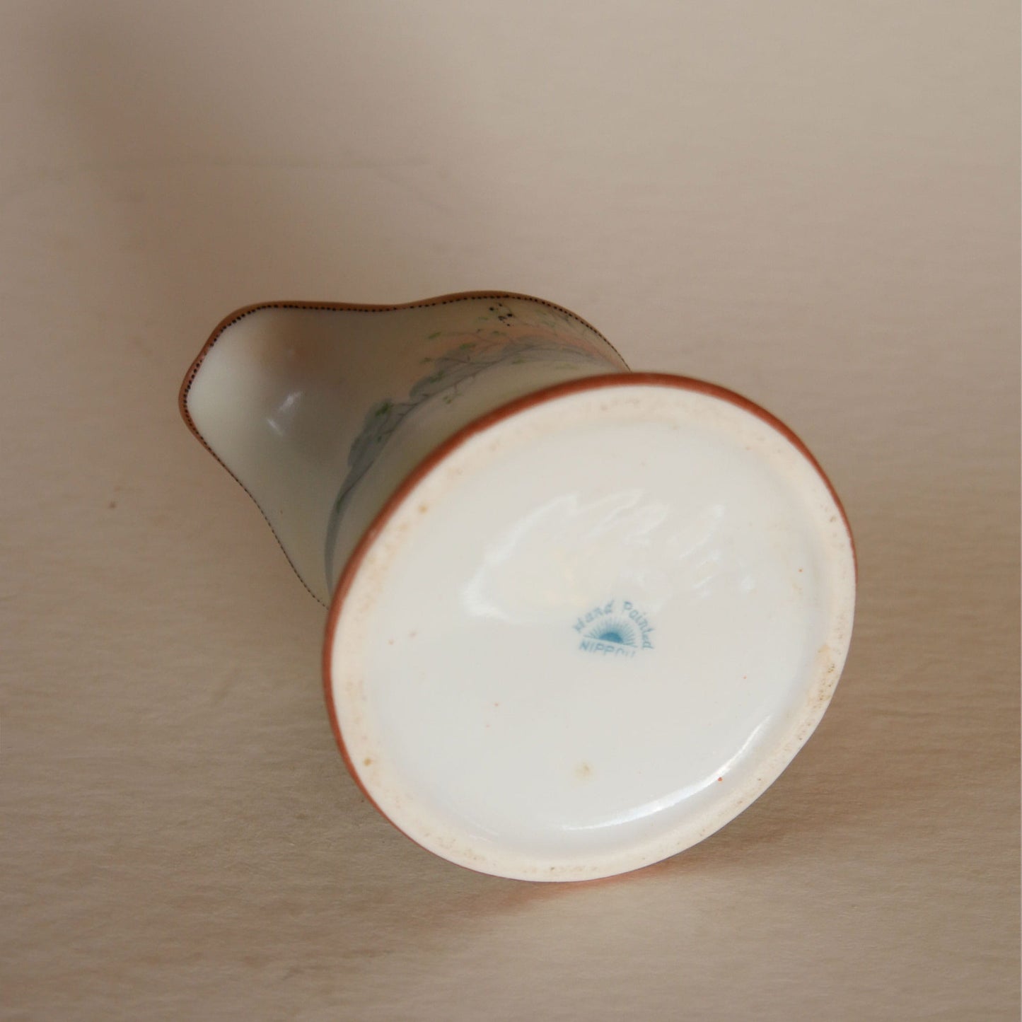 Vintage Nippon Porcelain Hand Painted Creamer, Vintage Oriental Creamer, Vintage Hand Painted Creamer, Vintage Japan Hand Painted Creamer, Vintage Porcelain Cream, Japan Hand Painted Creamer, Vintage Japan Porcelain