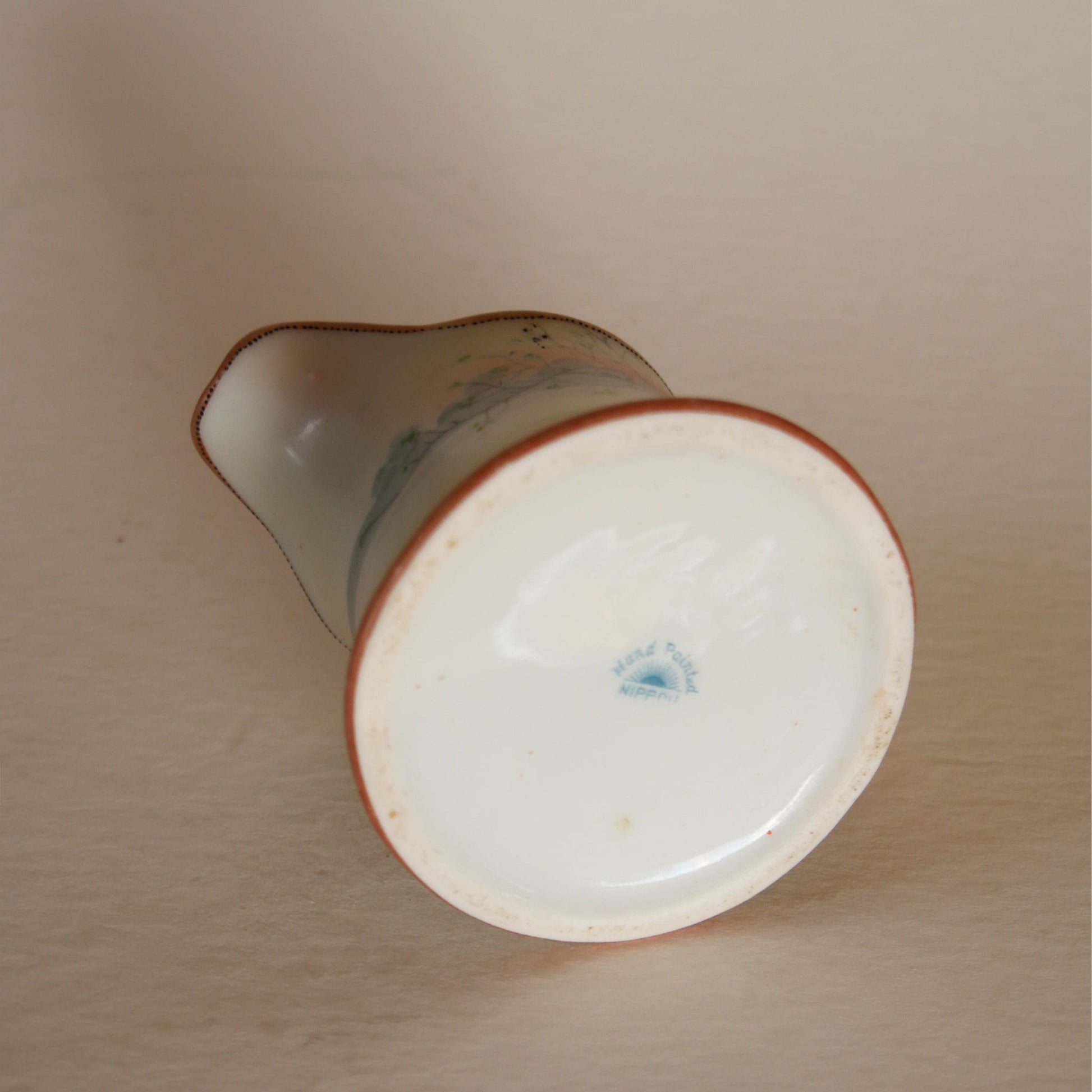 Vintage Nippon Porcelain Hand Painted Creamer, Vintage Oriental Creamer, Vintage Hand Painted Creamer, Vintage Japan Hand Painted Creamer, Vintage Porcelain Cream, Japan Hand Painted Creamer, Vintage Japan Porcelain