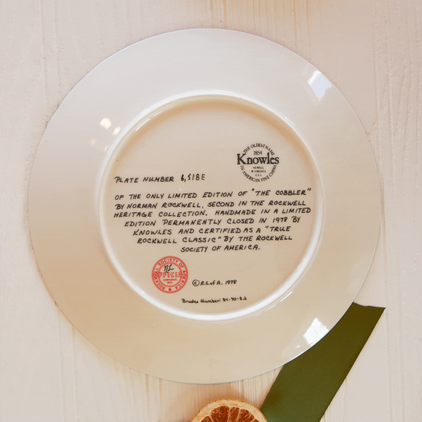 Vintage Norman Rockwell Plate Collection, Certified Classic Norman Rockwell Plates, Chip Build Norman Rockwell, The Music Maker Norman Rockwell, Kentucky Derby Norman Rockwell, The Cobbler, Norman Rockwell