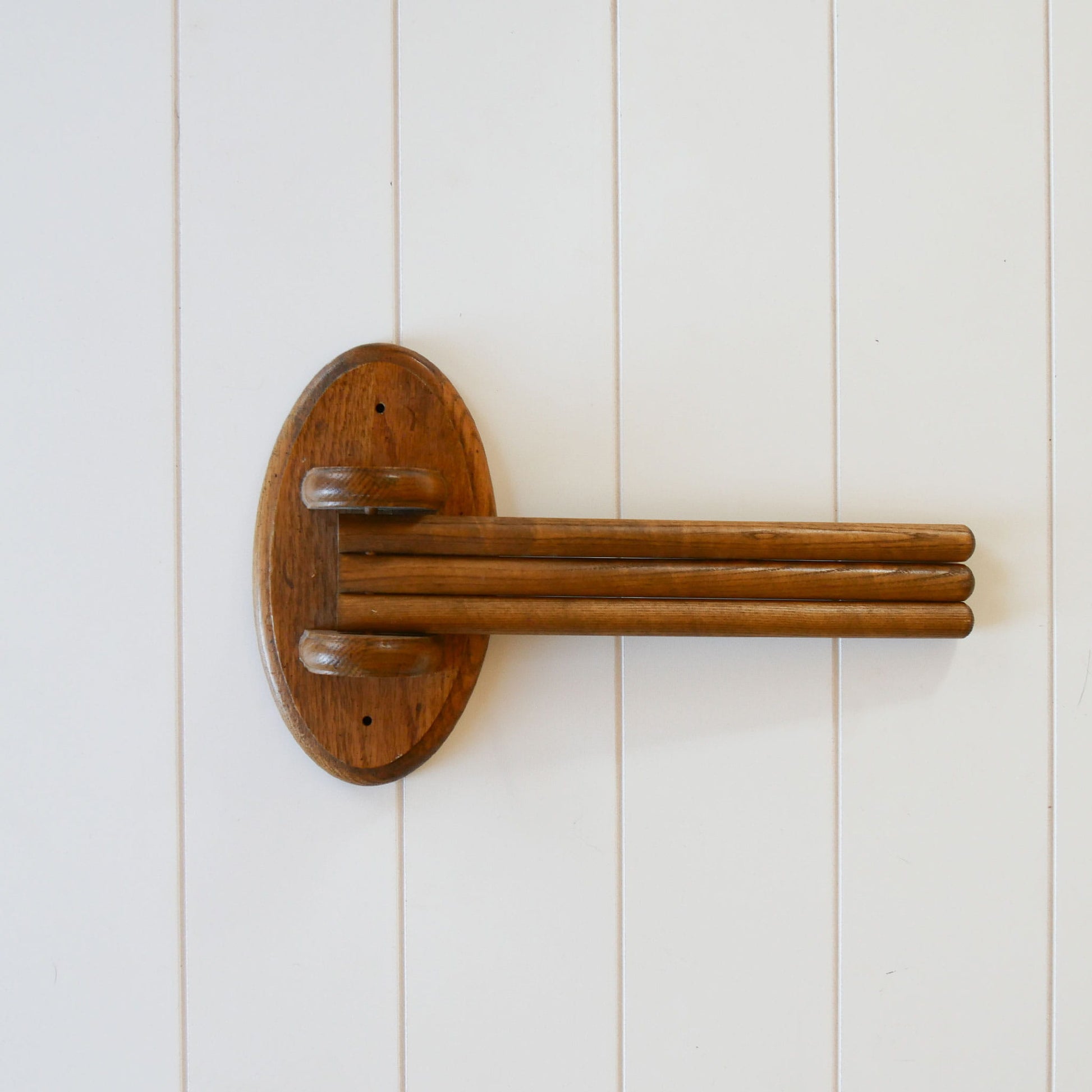 Vintage Tea Towel Rack, Vintage Wall Mounted Dowel Tea Rack, Vintage Country Tea Towel Rack, Vintage Kitchen Decor