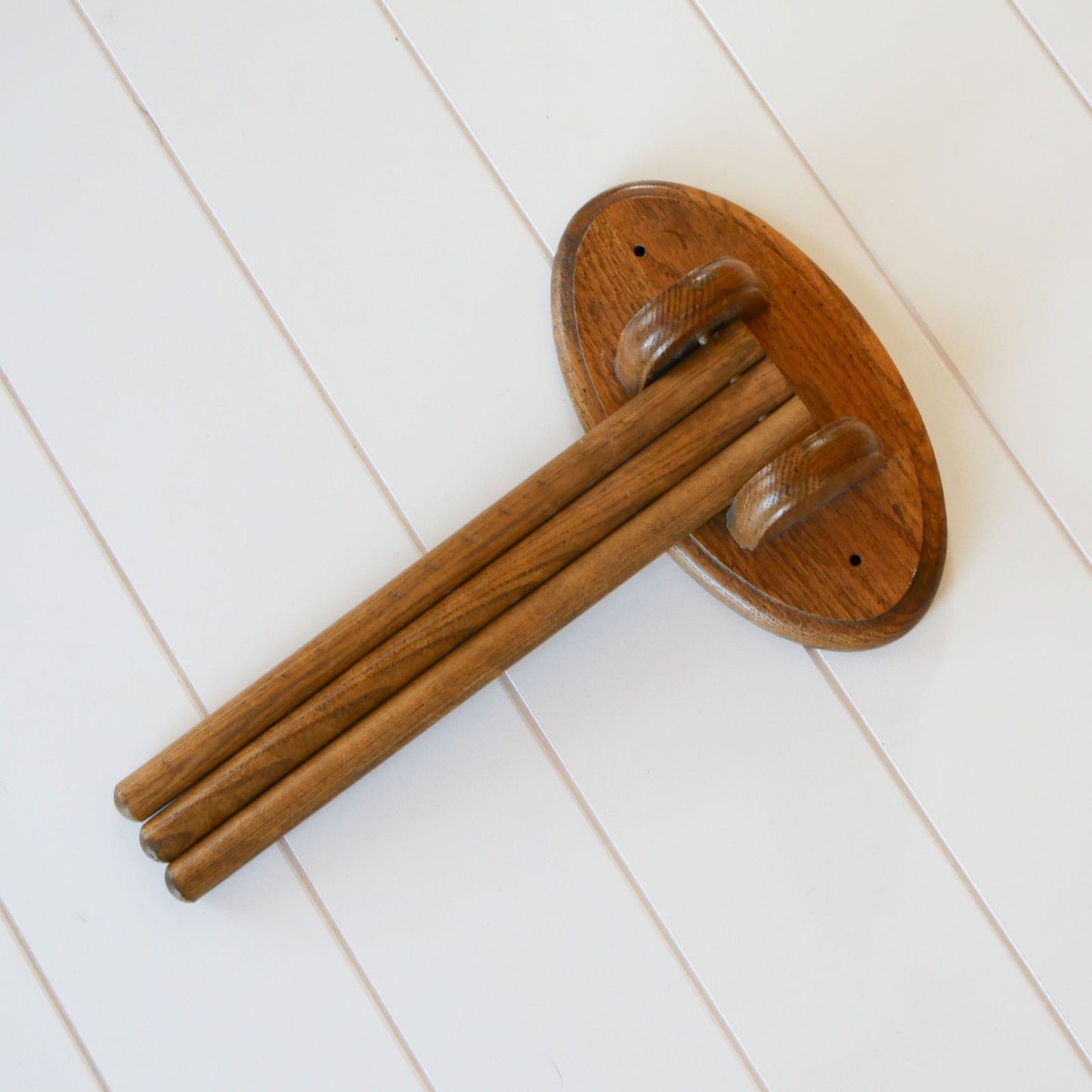 Vintage Tea Towel Rack, Vintage Wall Mounted Dowel Tea Rack, Vintage Country Tea Towel Rack, Vintage Kitchen Decor