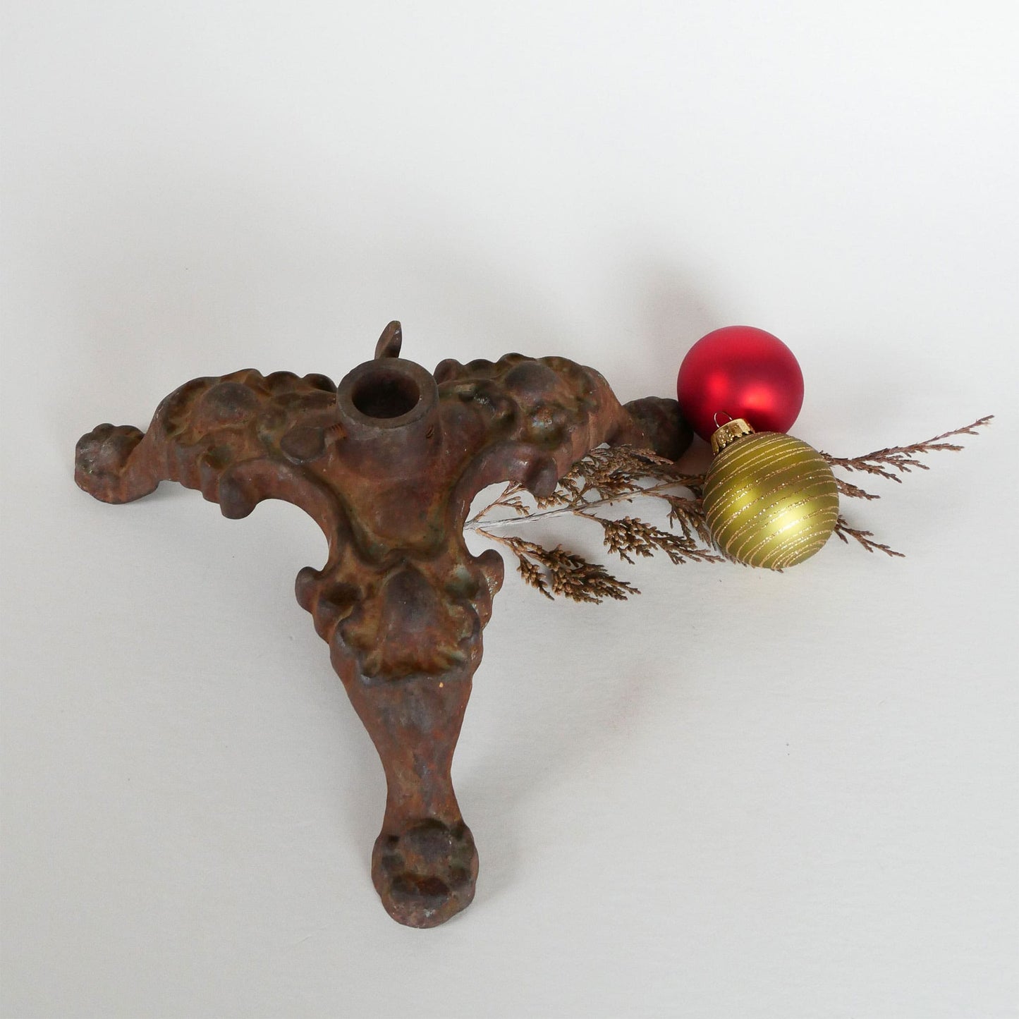 Antique Ornate Cast Iron Flag Stand Base, Antique Tree Stand, Vintage Cast Iron Stand, Vintage Cast Iron Stand, Vintage Home Decor