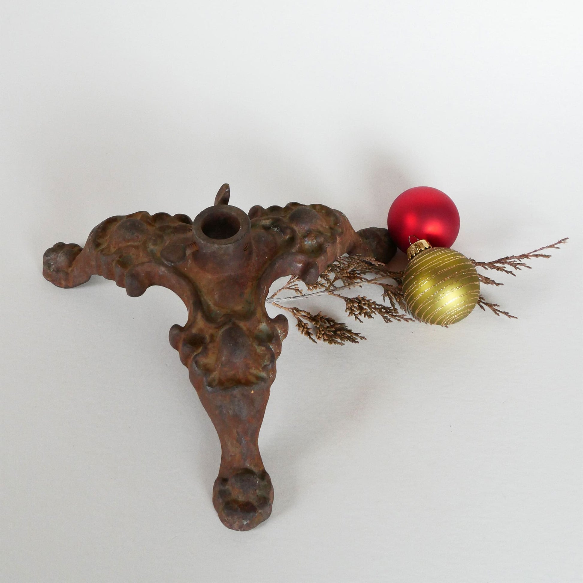 Antique Ornate Cast Iron Flag Stand Base, Antique Tree Stand, Vintage Cast Iron Stand, Vintage Cast Iron Stand, Vintage Home Decor