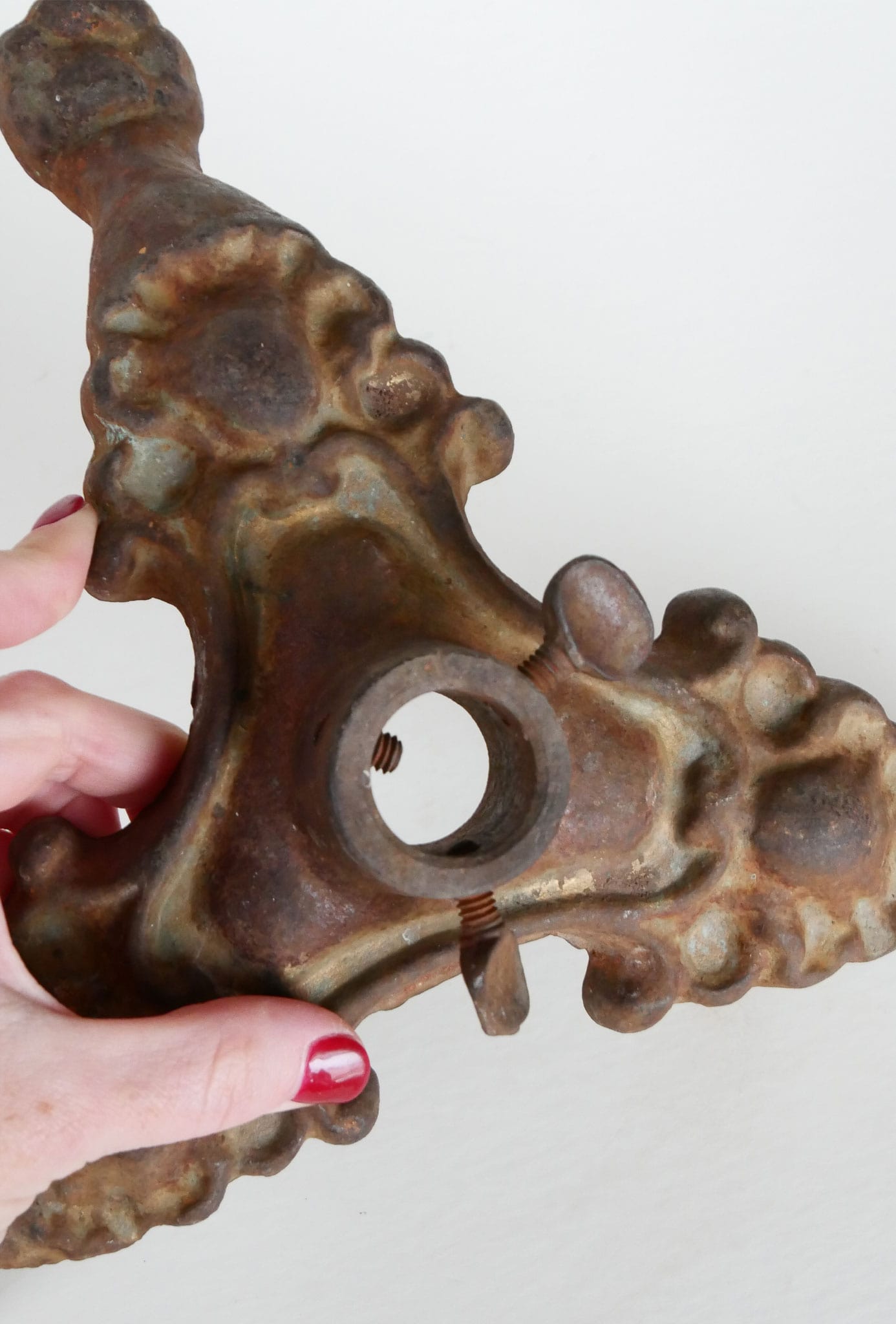 Antique Ornate Cast Iron Flag Stand Base, Antique Tree Stand, Vintage Cast Iron Stand, Vintage Cast Iron Stand, Vintage Home Decor