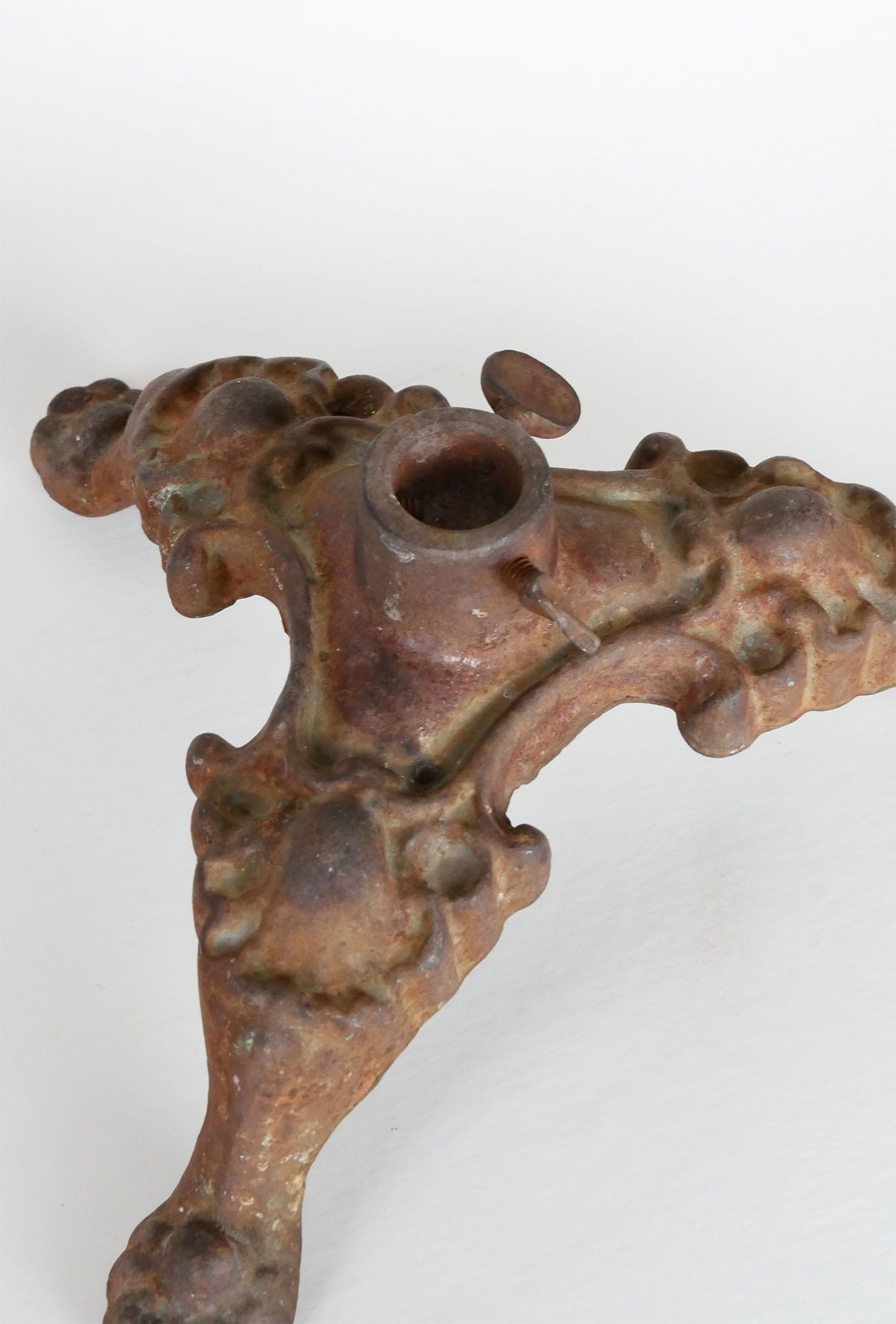 Antique Ornate Cast Iron Flag Stand Base, Antique Tree Stand, Vintage Cast Iron Stand, Vintage Cast Iron Stand, Vintage Home Decor