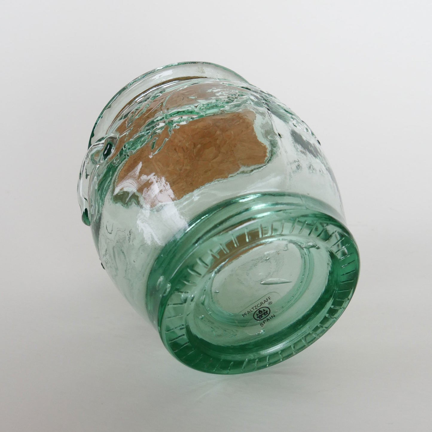 Vintage Pfaltzgraff Green Glass Canister Set, Pfaltzgraff Canisters, Viatage Pfaltzgraff Glass Canister Set, Vintage Kitchen Canisters