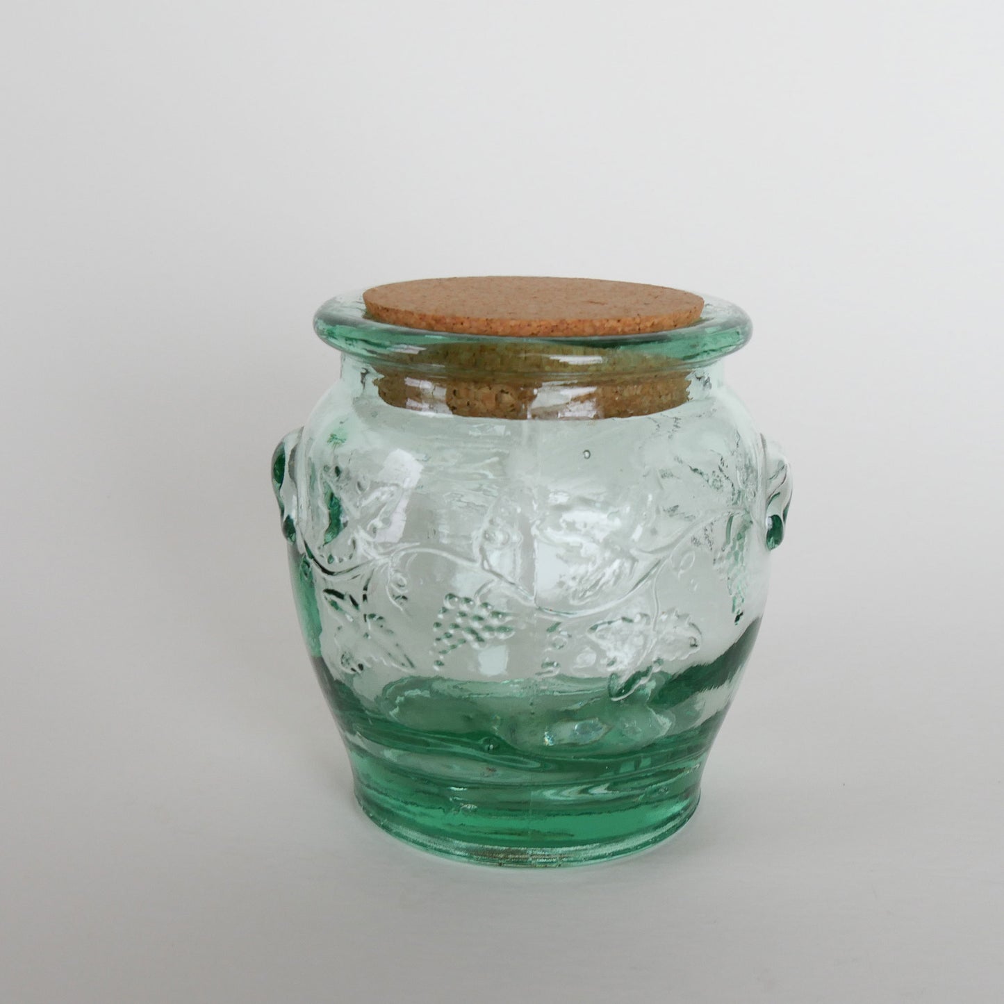 Vintage Pfaltzgraff Green Glass Canister Set, Pfaltzgraff Canisters, Viatage Pfaltzgraff Glass Canister Set, Vintage Kitchen Canisters