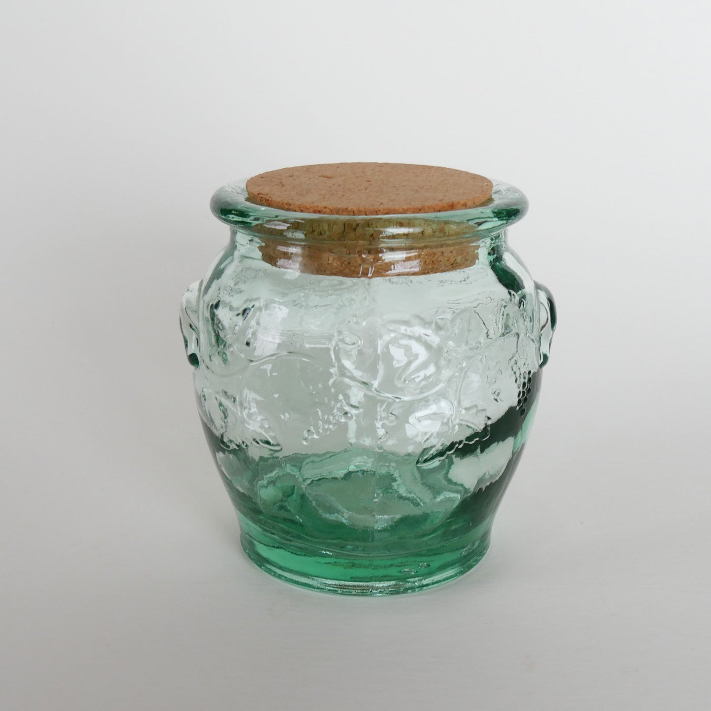 Vintage Pfaltzgraff Green Glass Canister Set, Pfaltzgraff Canisters, Viatage Pfaltzgraff Glass Canister Set, Vintage Kitchen Canisters