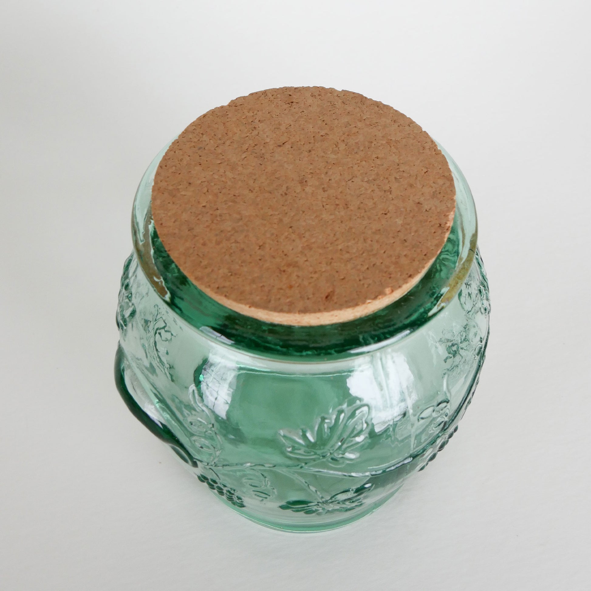 Vintage Pfaltzgraff Green Glass Canister Set, Pfaltzgraff Canisters, Viatage Pfaltzgraff Glass Canister Set, Vintage Kitchen Canisters