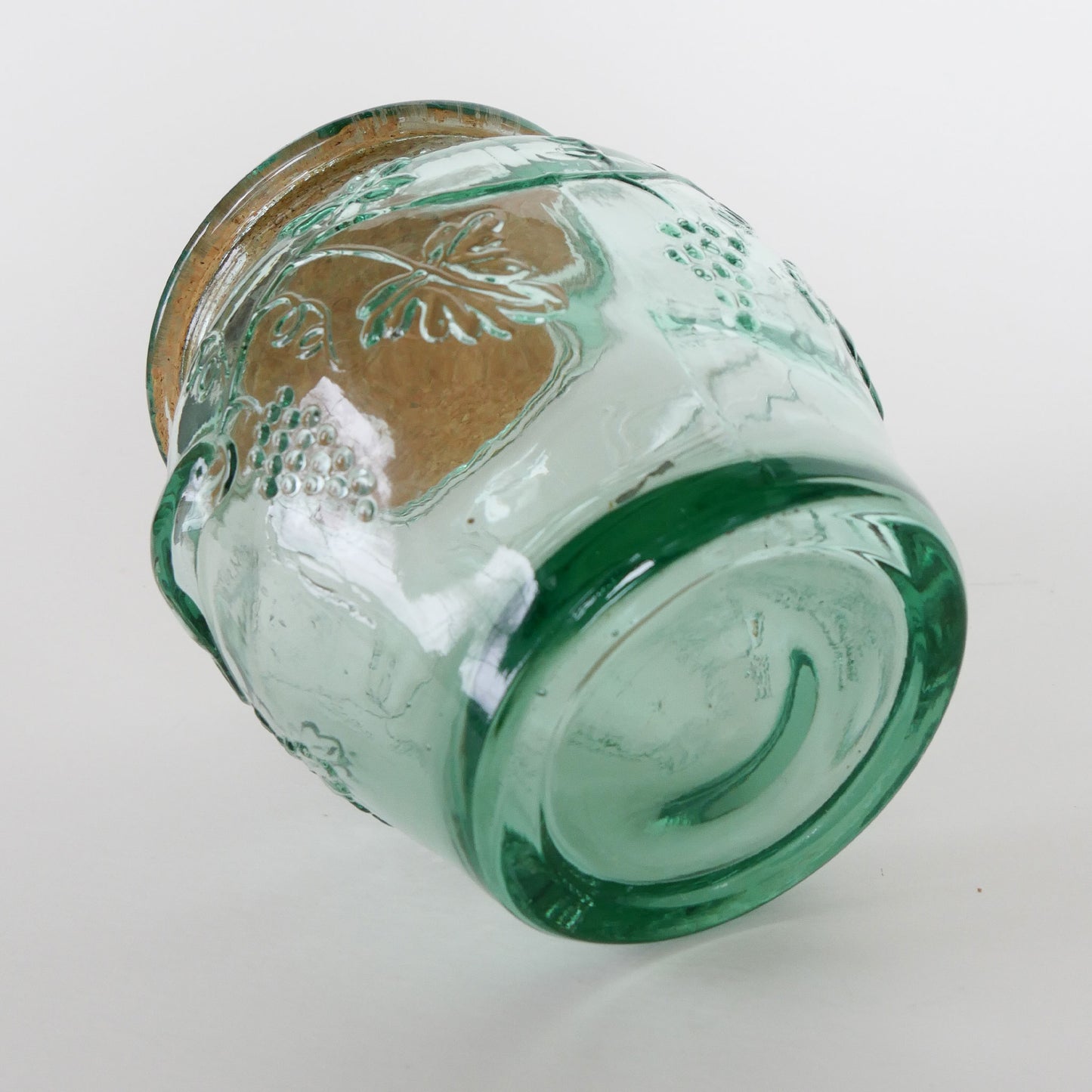 Vintage Pfaltzgraff Green Glass Canister Set, Pfaltzgraff Canisters, Viatage Pfaltzgraff Glass Canister Set, Vintage Kitchen Canisters