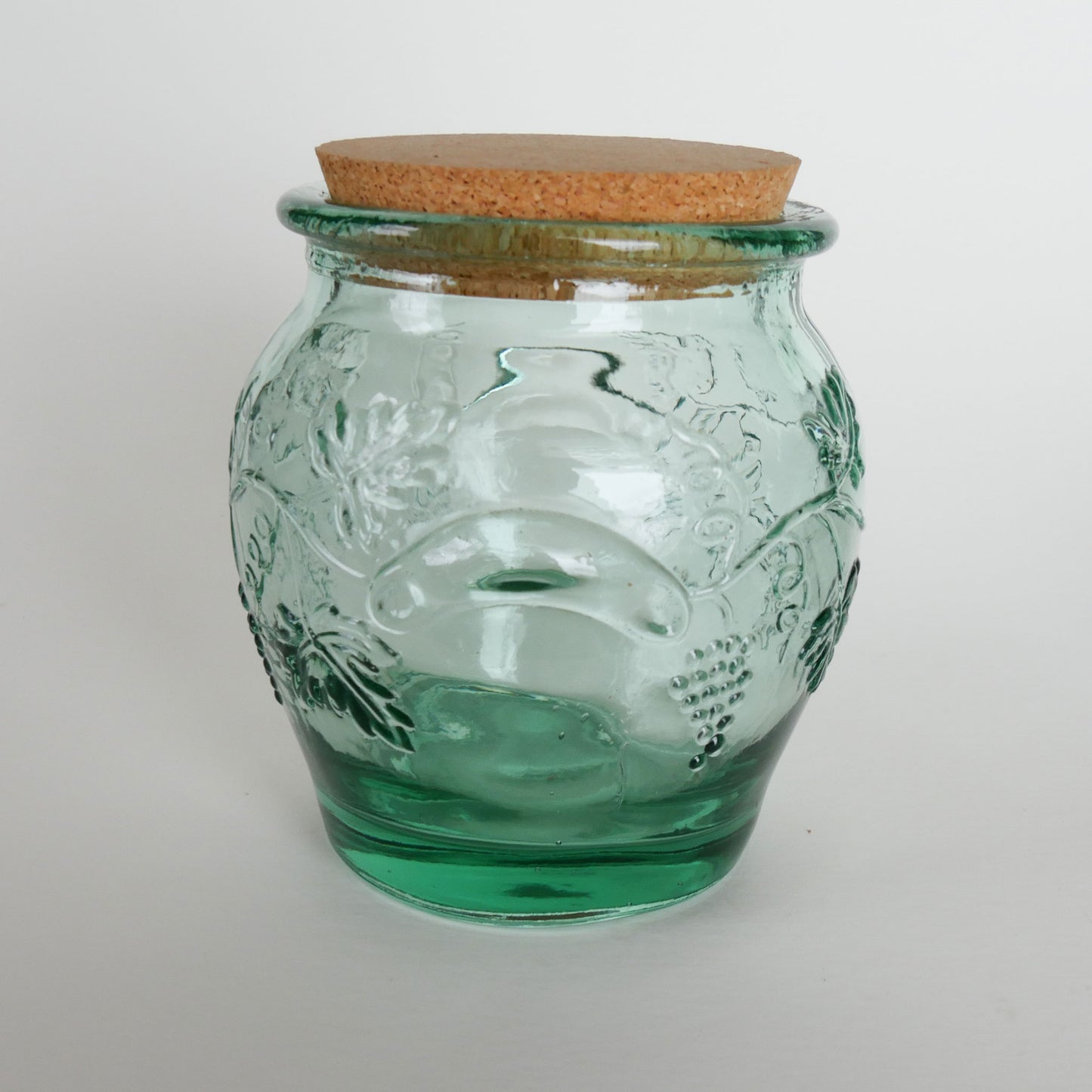 Vintage Pfaltzgraff Green Glass Canister Set, Pfaltzgraff Canisters, Viatage Pfaltzgraff Glass Canister Set, Vintage Kitchen Canisters