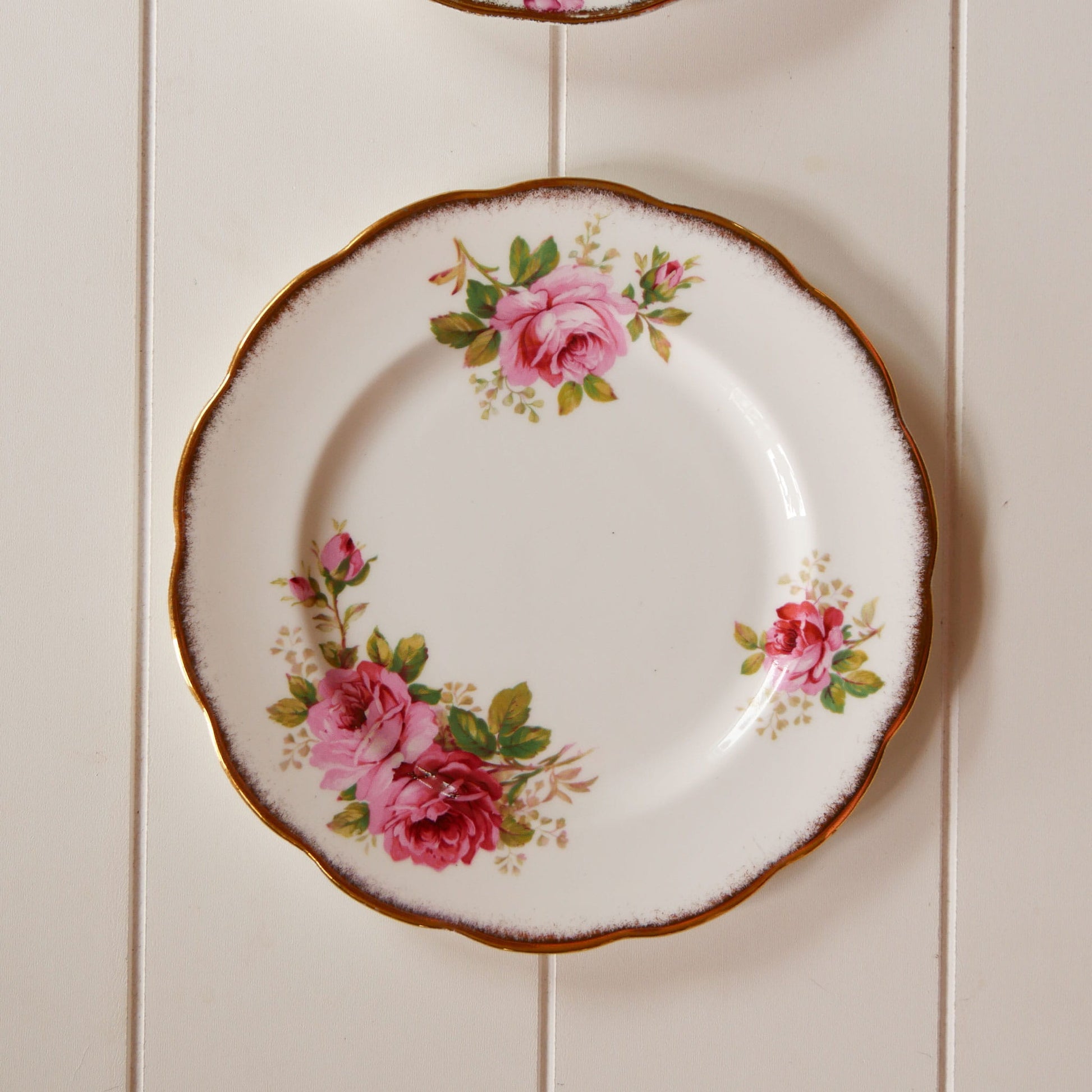 Vintage Pink Rose Floral Plate Wall Collection, Pink Rose Plates, VIntage Pink Rose Plates, VIntage Floral Plates, VIntage Floral Plate Wall, Vintage Gallery Plate Wall