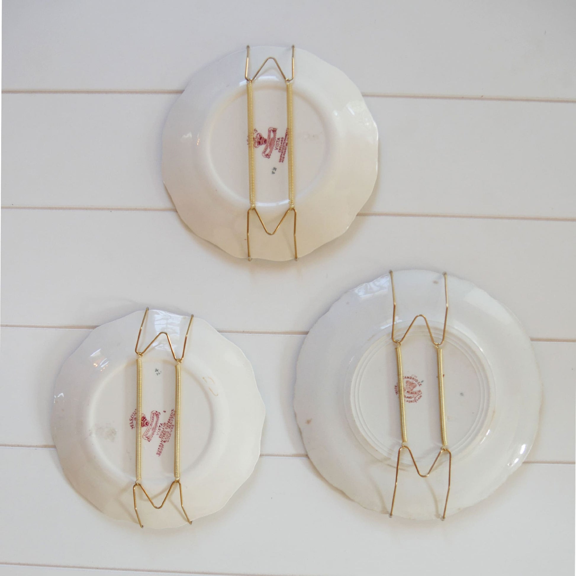 Antique Red and White Plate Gallery Wall, Antique Plate Wall, Vintage Plate Wall, Vintage Red and White Plates, Antique Red and White Plates