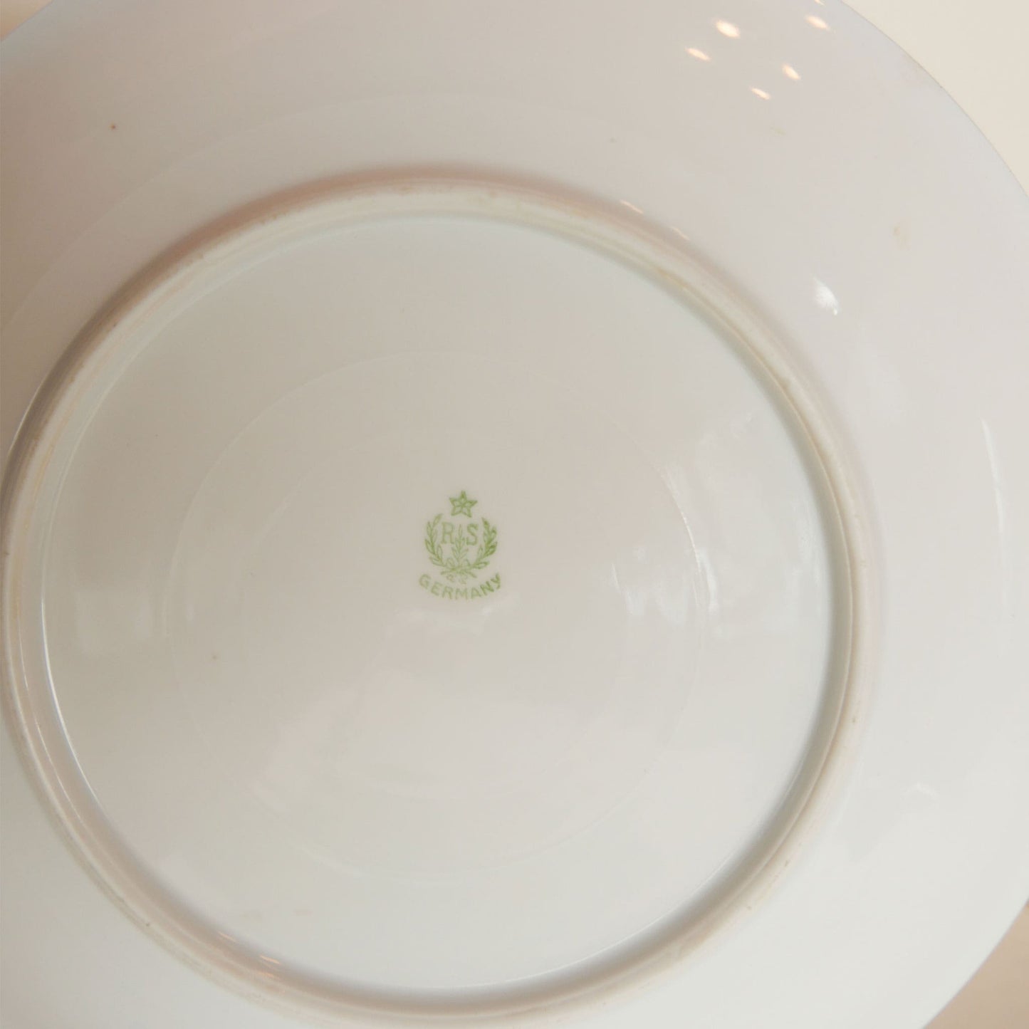 Vintage Hand Painted White Floral RS Germany 8in Plate Vintage Plate Wall Vintage Floral Plate Gallery Wall