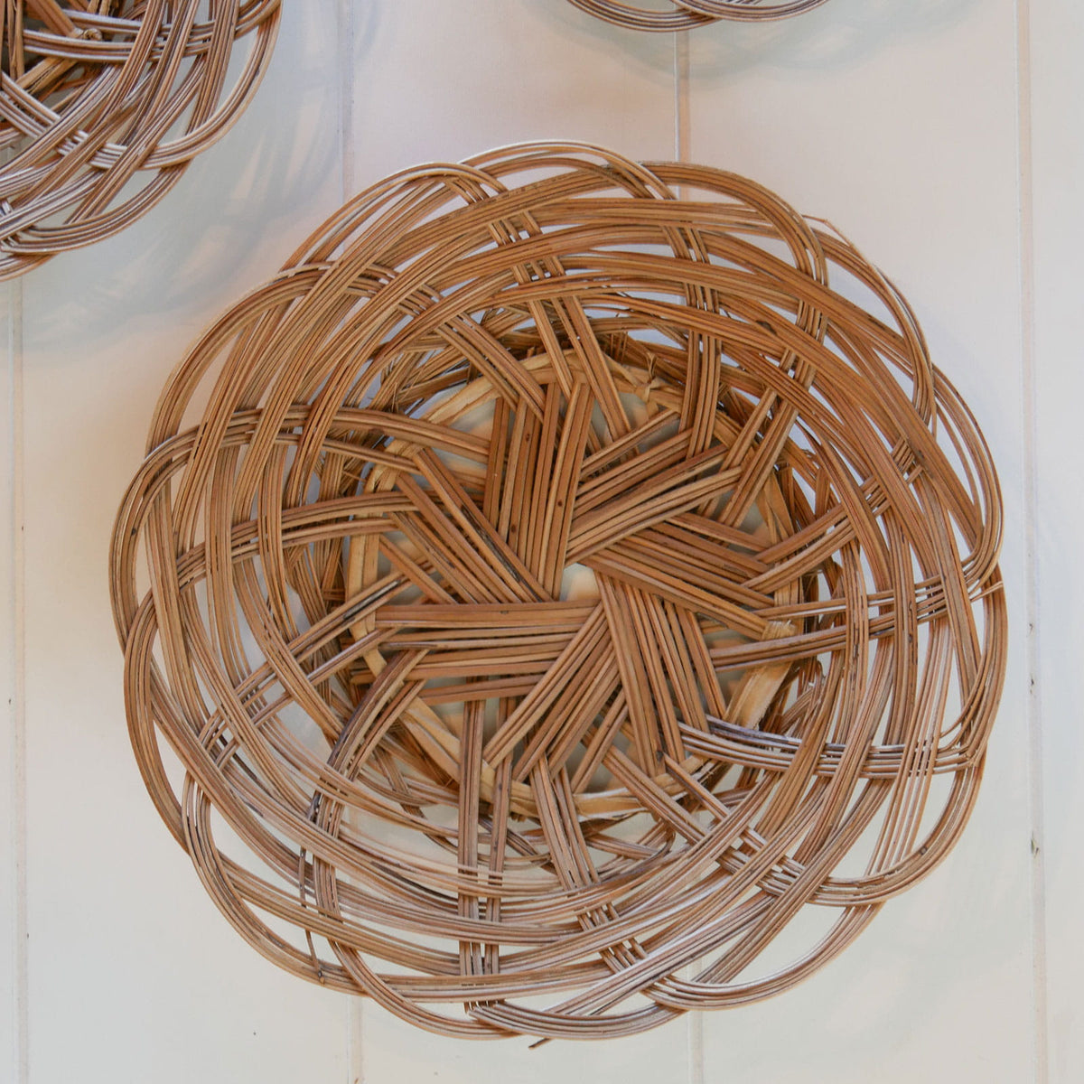 Set of Rattan Wicker Baskets, Vintage Basket Wall Collection, Vintage Basket Wall Decor, Cottagecore Basket Wall, Cottage Basket Wall, Farmhouse Basket Wall, Boho Basket Wall