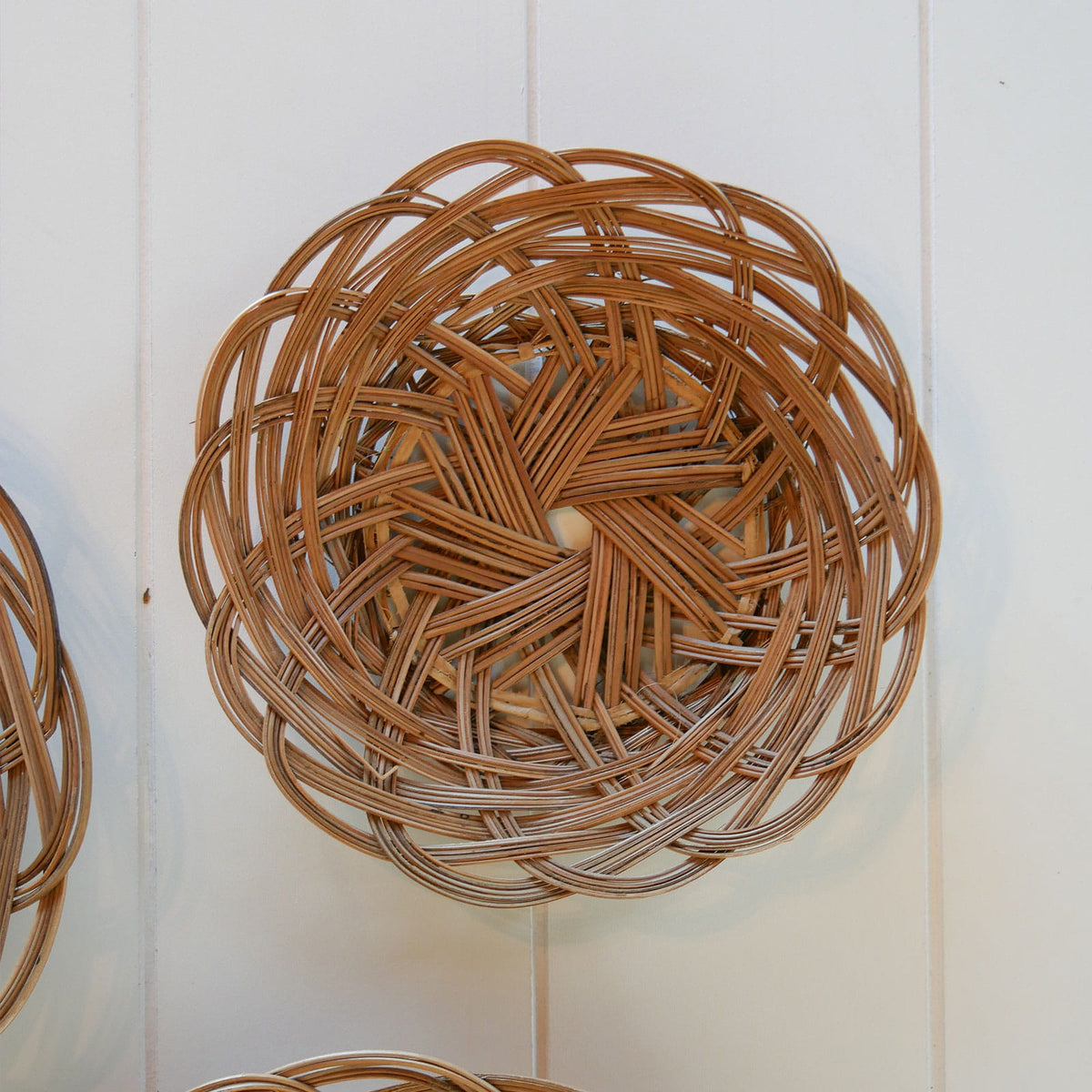 Set of Rattan Wicker Baskets, Vintage Basket Wall Collection, Vintage Basket Wall Decor, Cottagecore Basket Wall, Cottage Basket Wall, Farmhouse Basket Wall, Boho Basket Wall