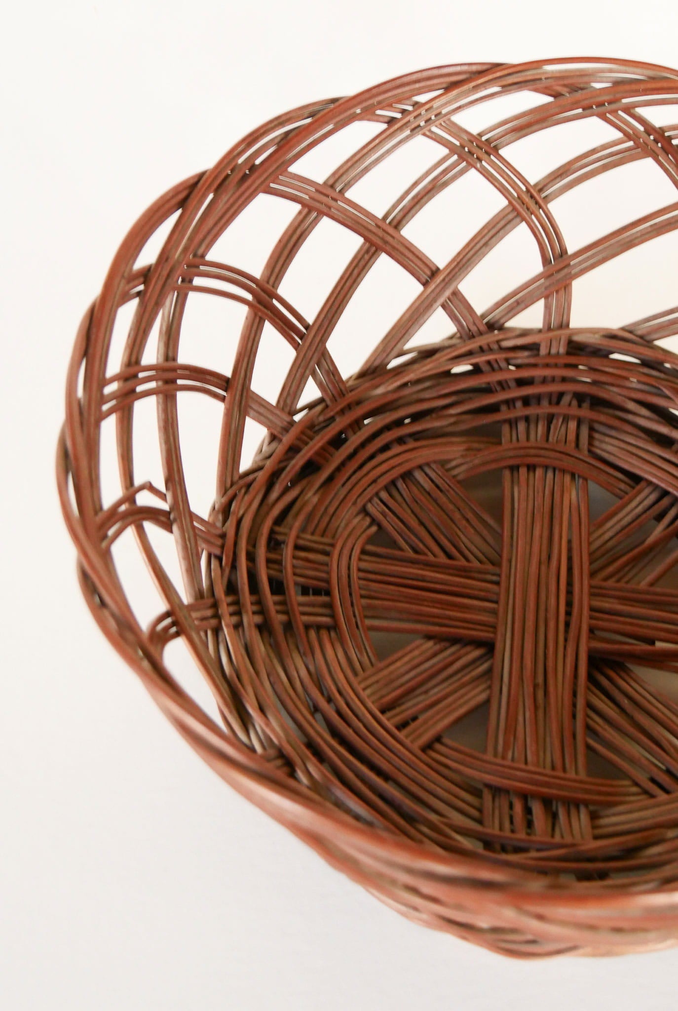 Vintage Glass Onion Vase with Rattan Wicker Holder, Primitive Wicker and Vase Set, VIntage Wicker and Vase, VIntage Demijohn, VIntage Wicker Vase, VIntage Basket and Glass Vase, VIntage Farmhouse Kitchen, Vintage Farmhouse Dining