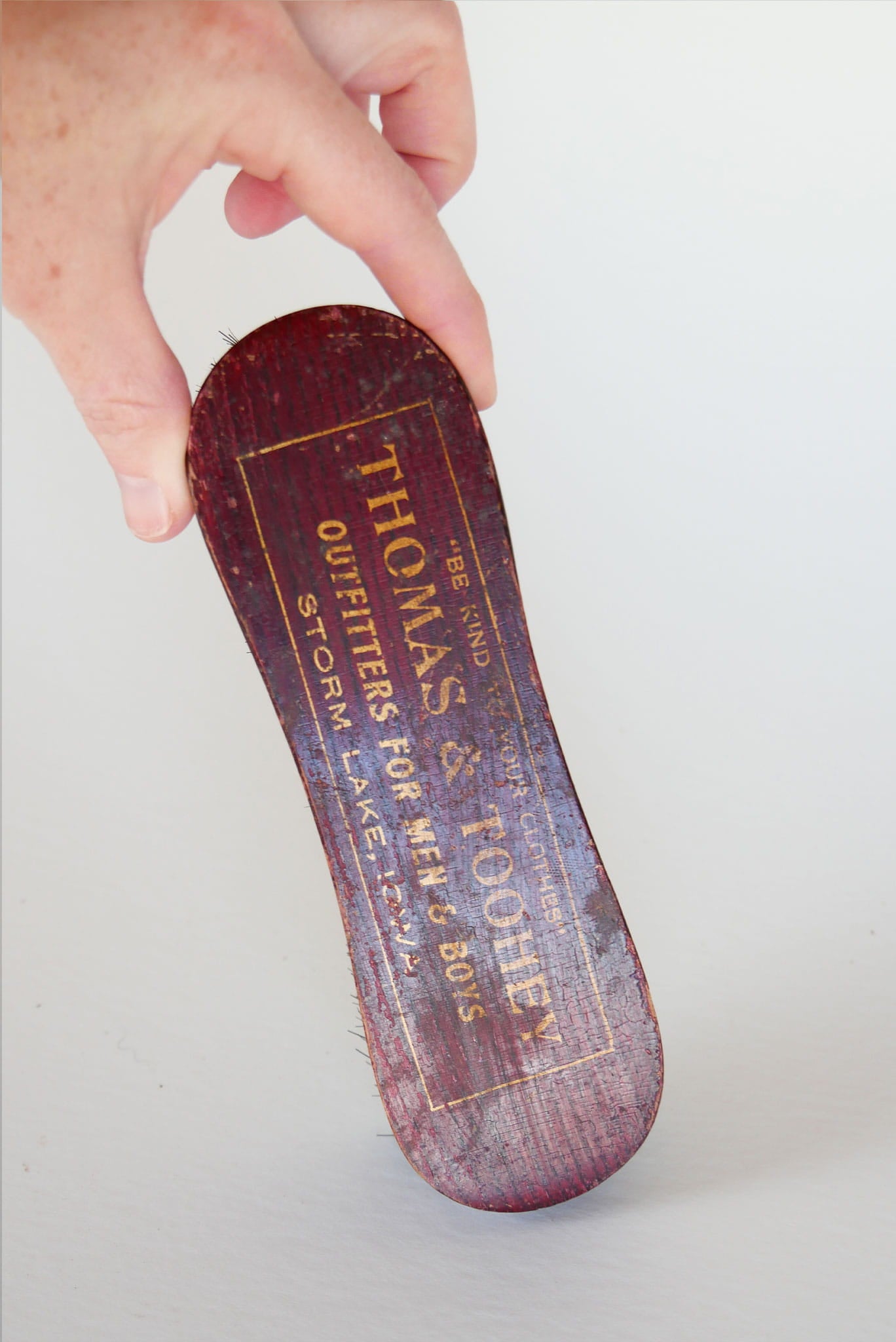 Vintage Boot Brush, Vintage Brush, Vintage Brush Decor, Antique Boot Brush, Apothcary Brush, Vintage Apothecary Decor, Vintage home Decor