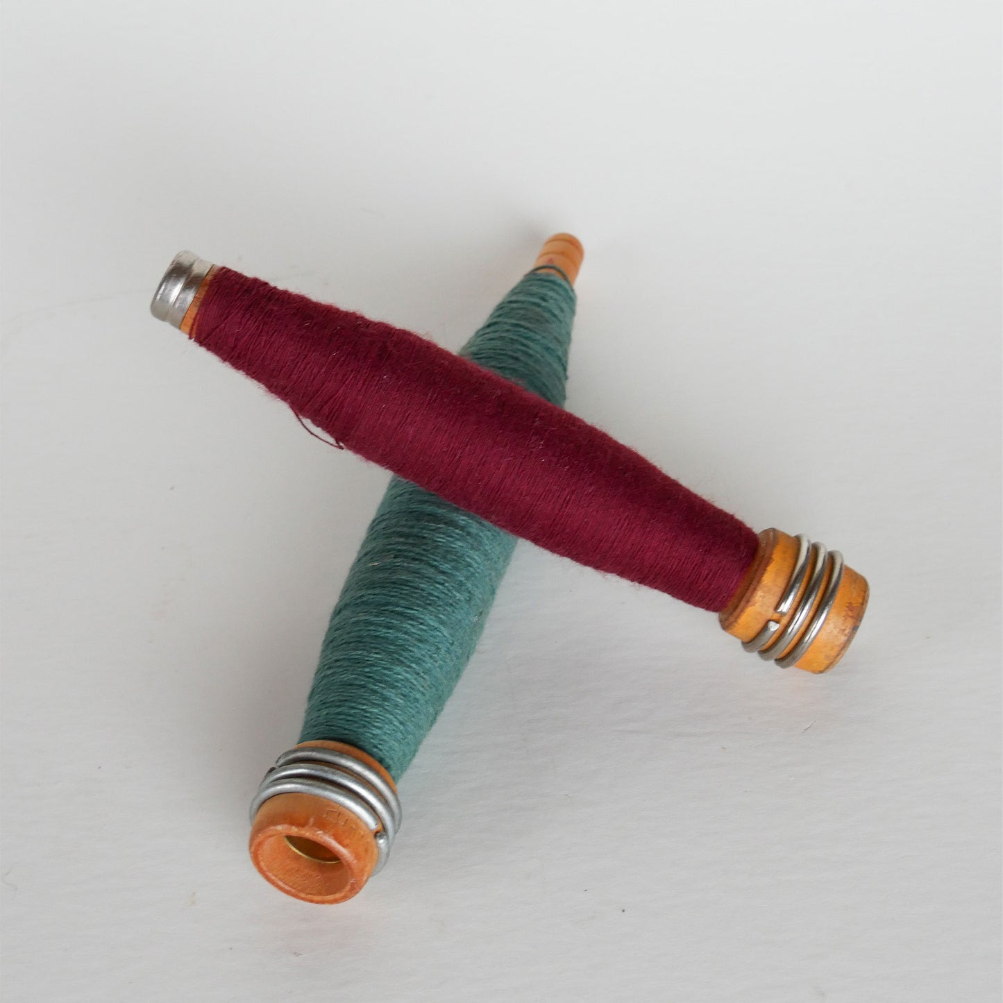 Vintage Thread Bobbins, Vintage Bobbins, Vintage Sewing Decor, Vintage Home Decor