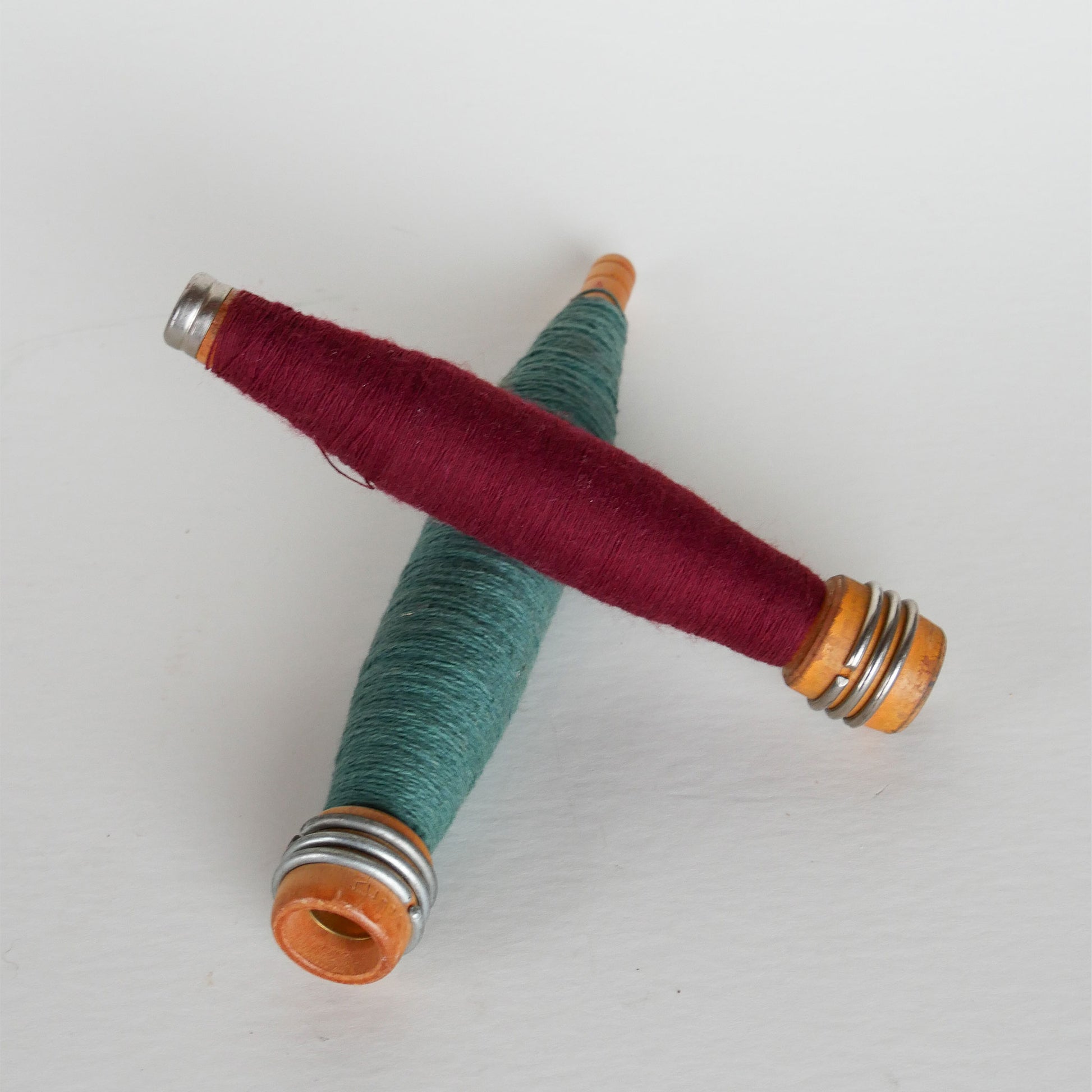 Vintage Thread Bobbins, Vintage Bobbins, Vintage Sewing Decor, Vintage Home Decor