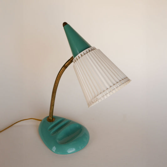 Vintage Retro Teal Desk Lamp, Vintage Teal Desk Lamp, Vintage Retro Lighting, Vintage Midcentury Lighting, Midcentury Modern Desk Lamp, Vintage Desk Lamp, Vitnage Teal Desk Lamp, Vintage Retro Lamp