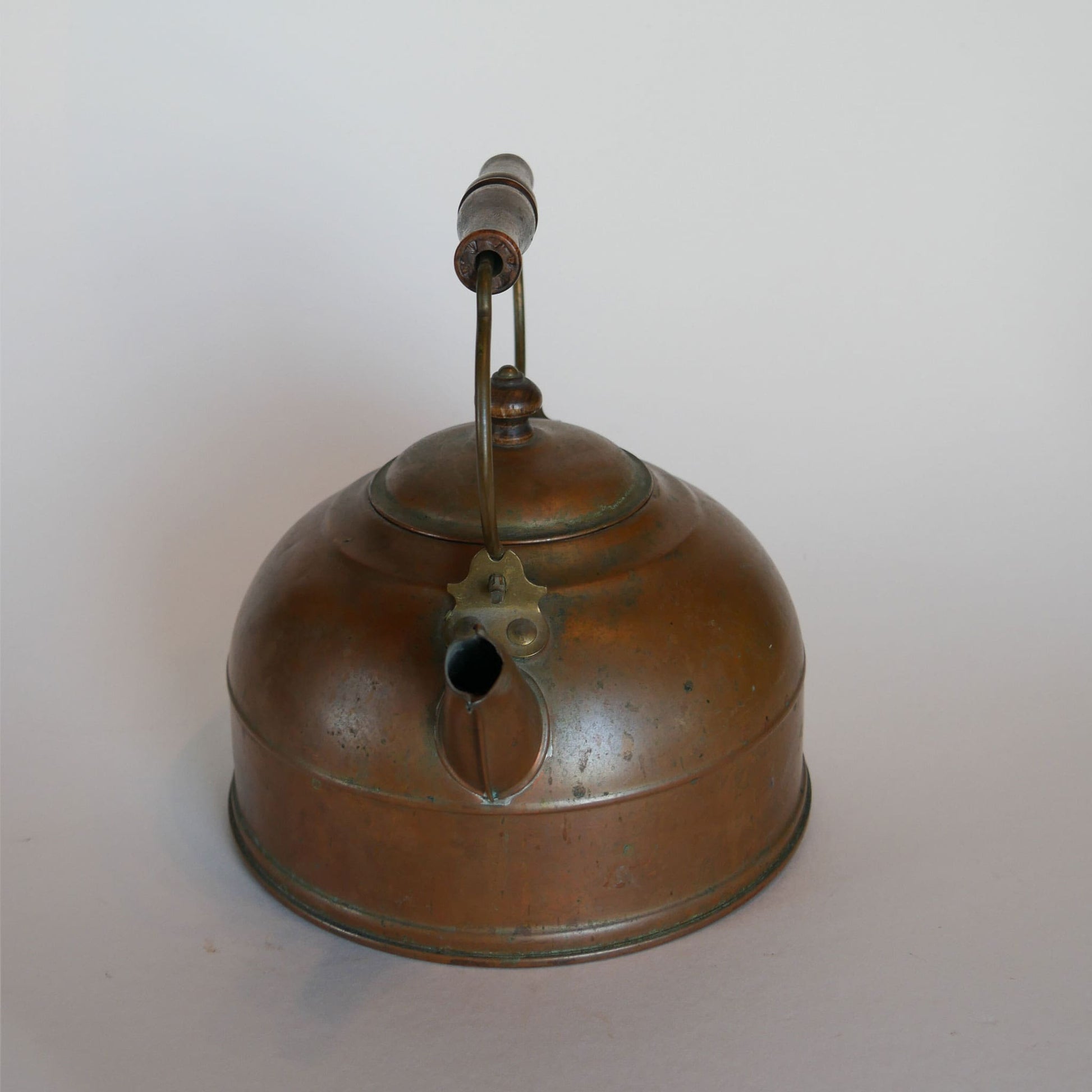 Vintage Copper Rever Ware Teapot, Vintage Copper Teapot, Primitive Copper Teapot, Primitive Kitchen Decor