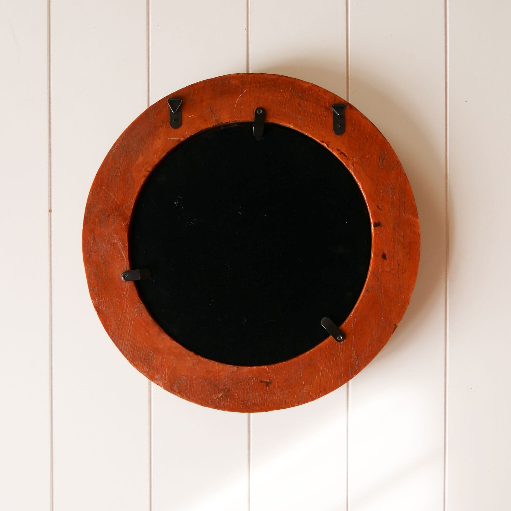 Vintage Wood Carved Round Mirror, Vintage Wall Mirror, Vintage Wood Carved Round Mirror, Vintage Farmhouse Mirror, Vintage Cottage Wall Mirror