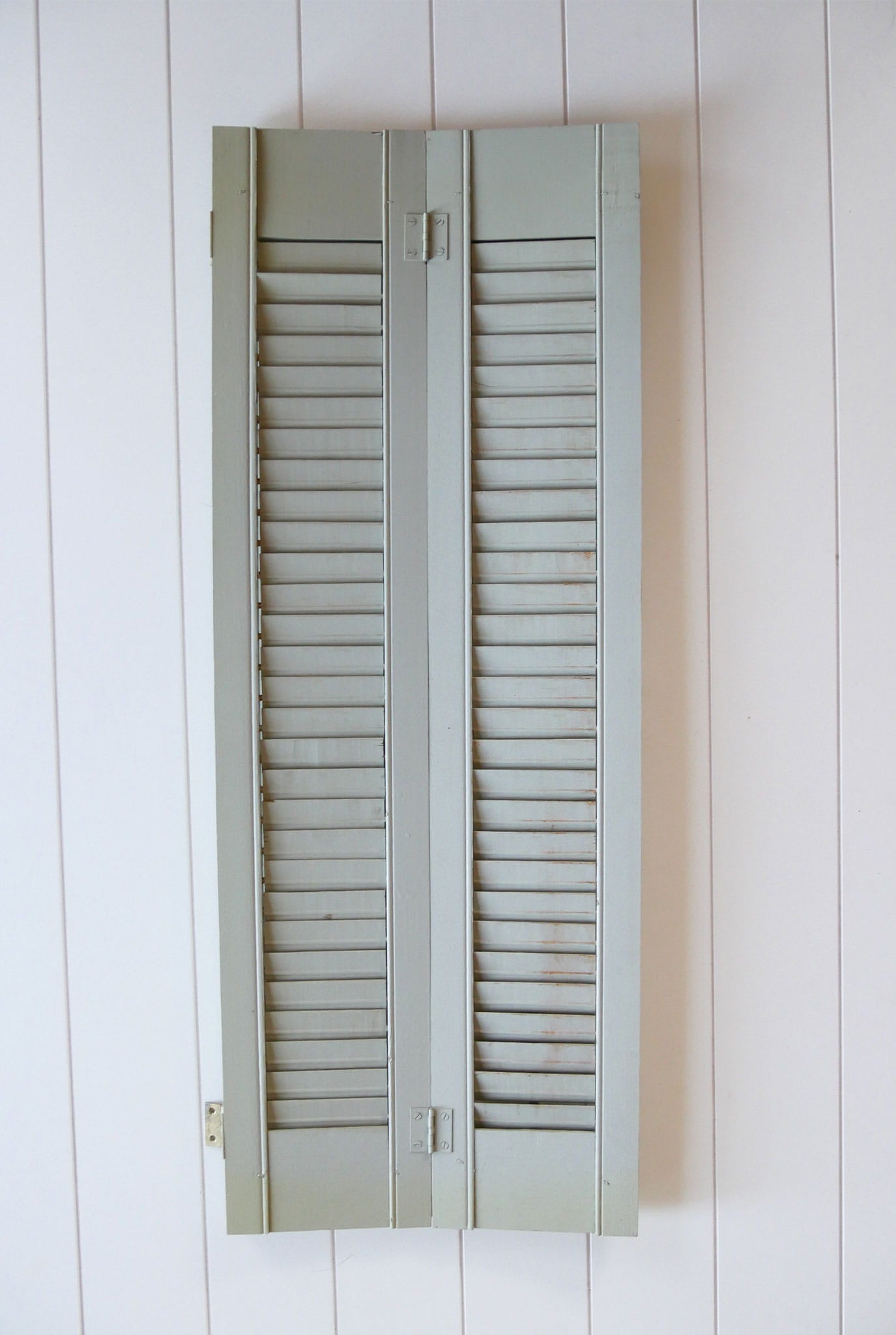 Vintage Green Shutters, Vintage Sage Shutters, Vintage Shutter Wall Decor, Vintage Sage Green Shutter Wall Decor, Vintage Wall Decor, Vintage Cottagecore Wall Decor, Cottagecore Wall Shutters