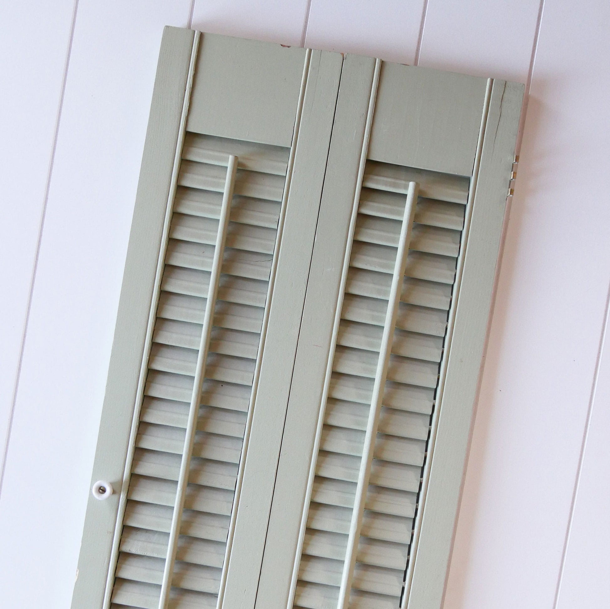 Vintage Green Shutters, Vintage Sage Shutters, Vintage Shutter Wall Decor, Vintage Sage Green Shutter Wall Decor, Vintage Wall Decor, Vintage Cottagecore Wall Decor, Cottagecore Wall Shutters