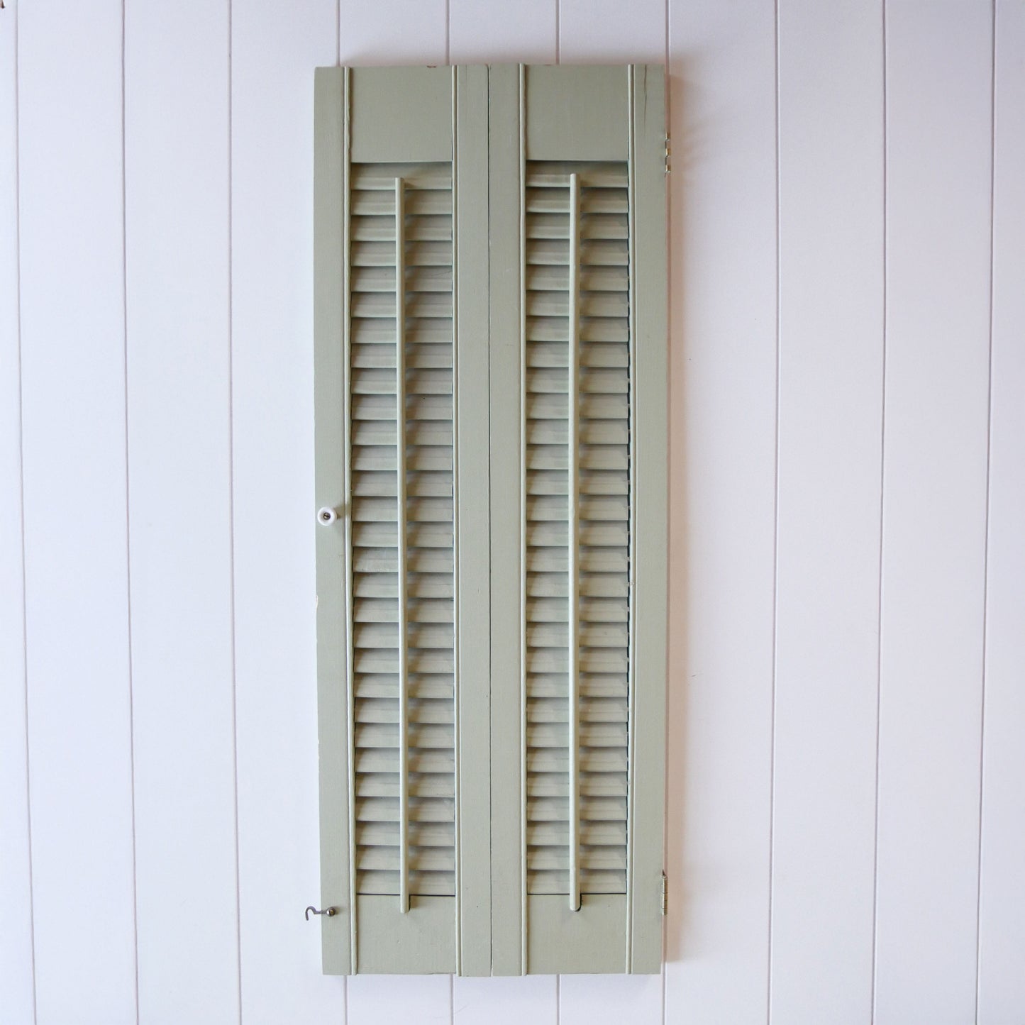 Vintage Green Shutters, Vintage Sage Shutters, Vintage Shutter Wall Decor, Vintage Sage Green Shutter Wall Decor, Vintage Wall Decor, Vintage Cottagecore Wall Decor, Cottagecore Wall Shutters