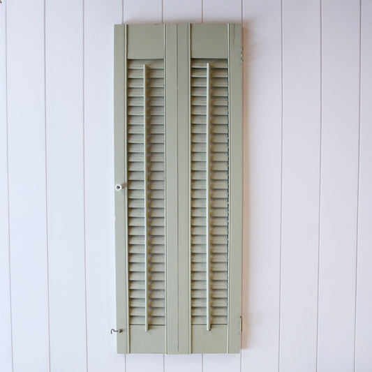 Vintage Green Shutters, Vintage Sage Shutters, Vintage Shutter Wall Decor, Vintage Sage Green Shutter Wall Decor, Vintage Wall Decor, Vintage Cottagecore Wall Decor, Cottagecore Wall Shutters